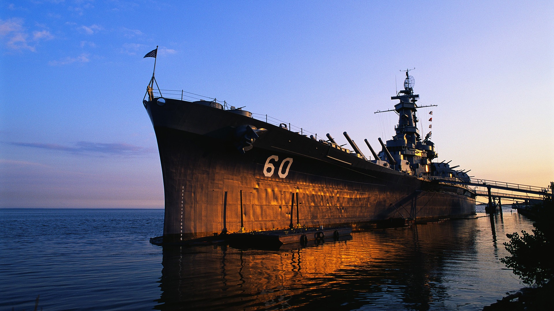 General 1920x1080 USS Alabama battleships military navy numbers vehicle military vehicle ship sea