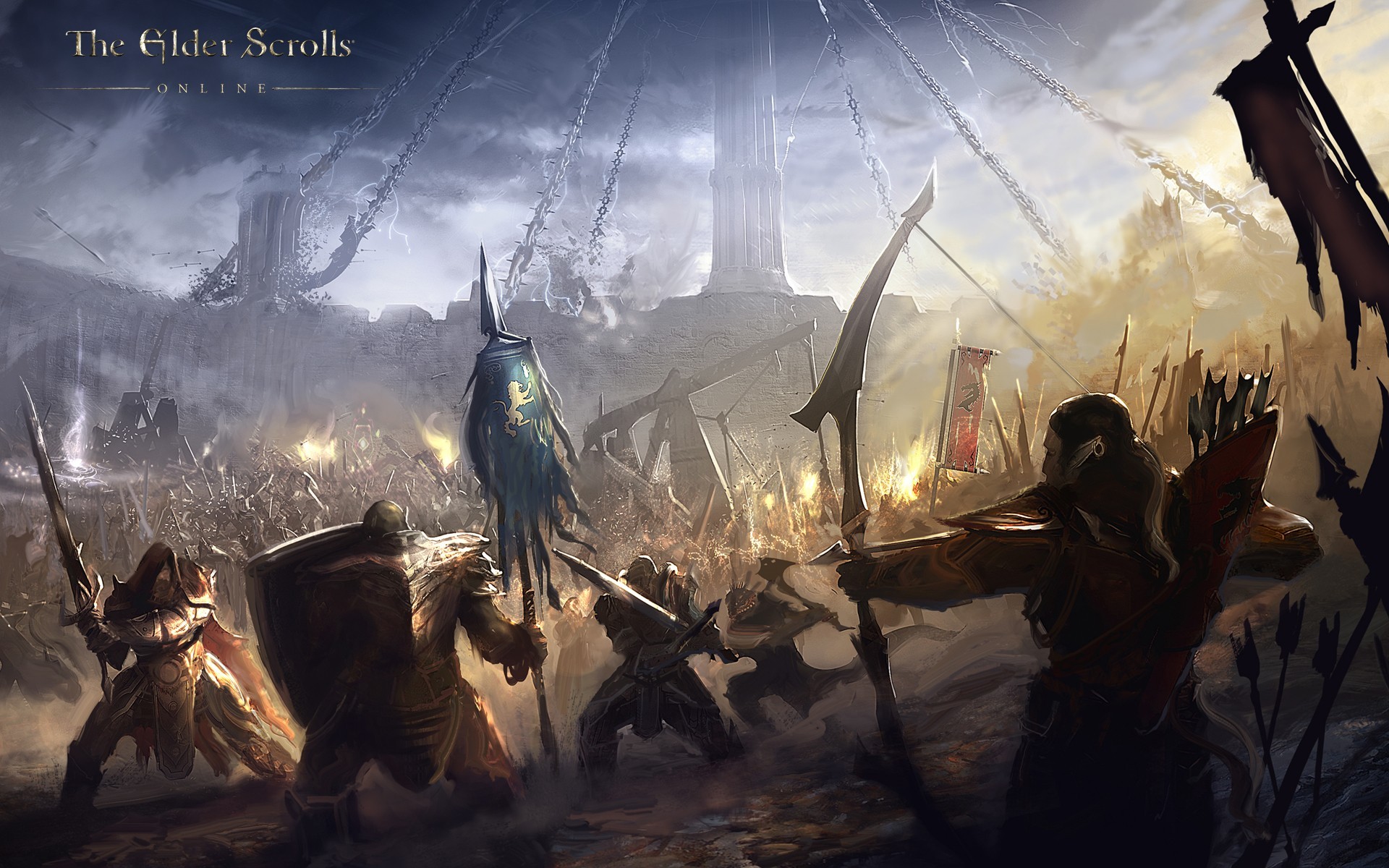 General 1920x1200 The Elder Scrolls Online video games PC gaming fantasy art RPG video game art