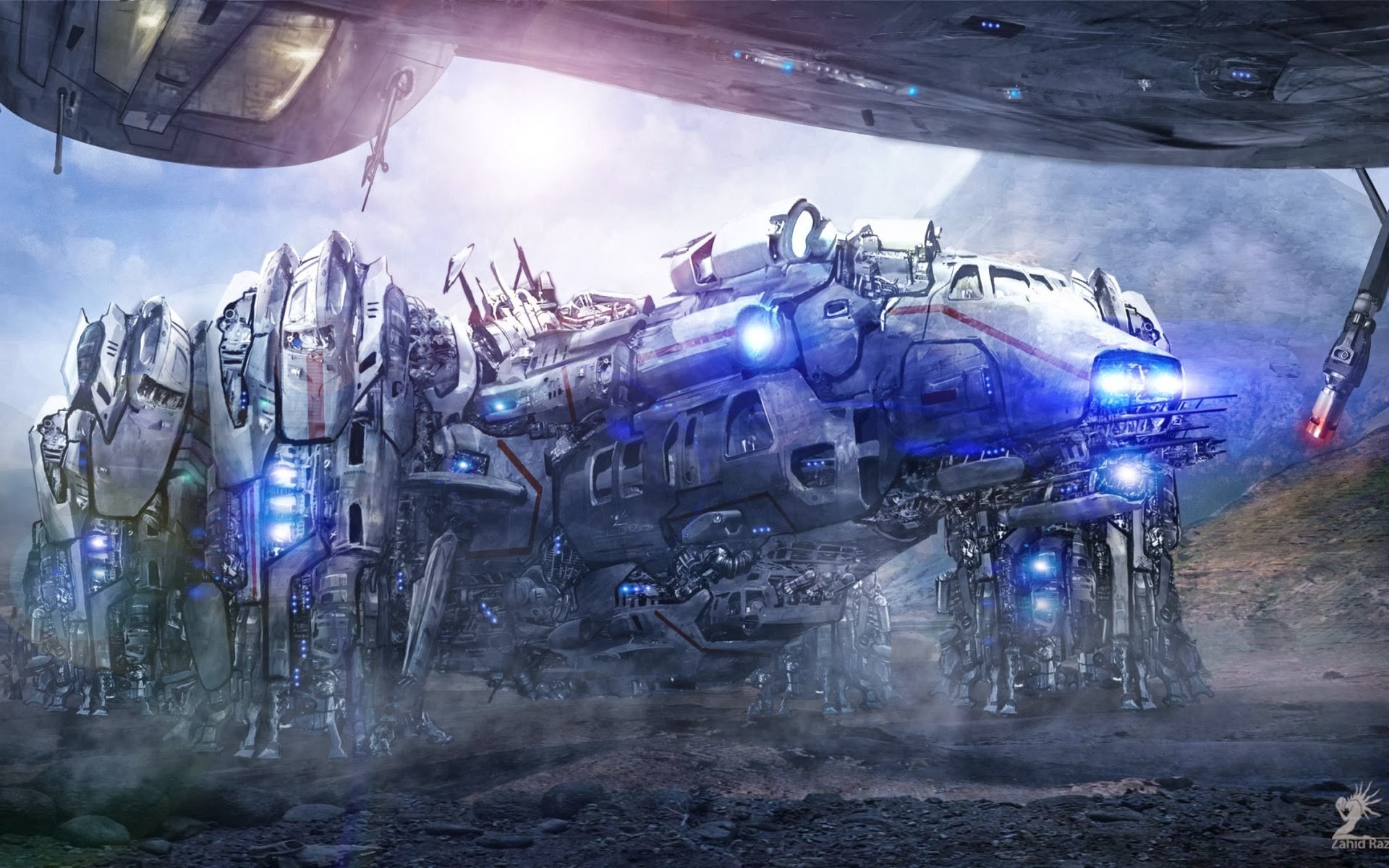 General 1920x1200 Prometheus (movie) artwork concept art movies science fiction horror vehicle spaceship