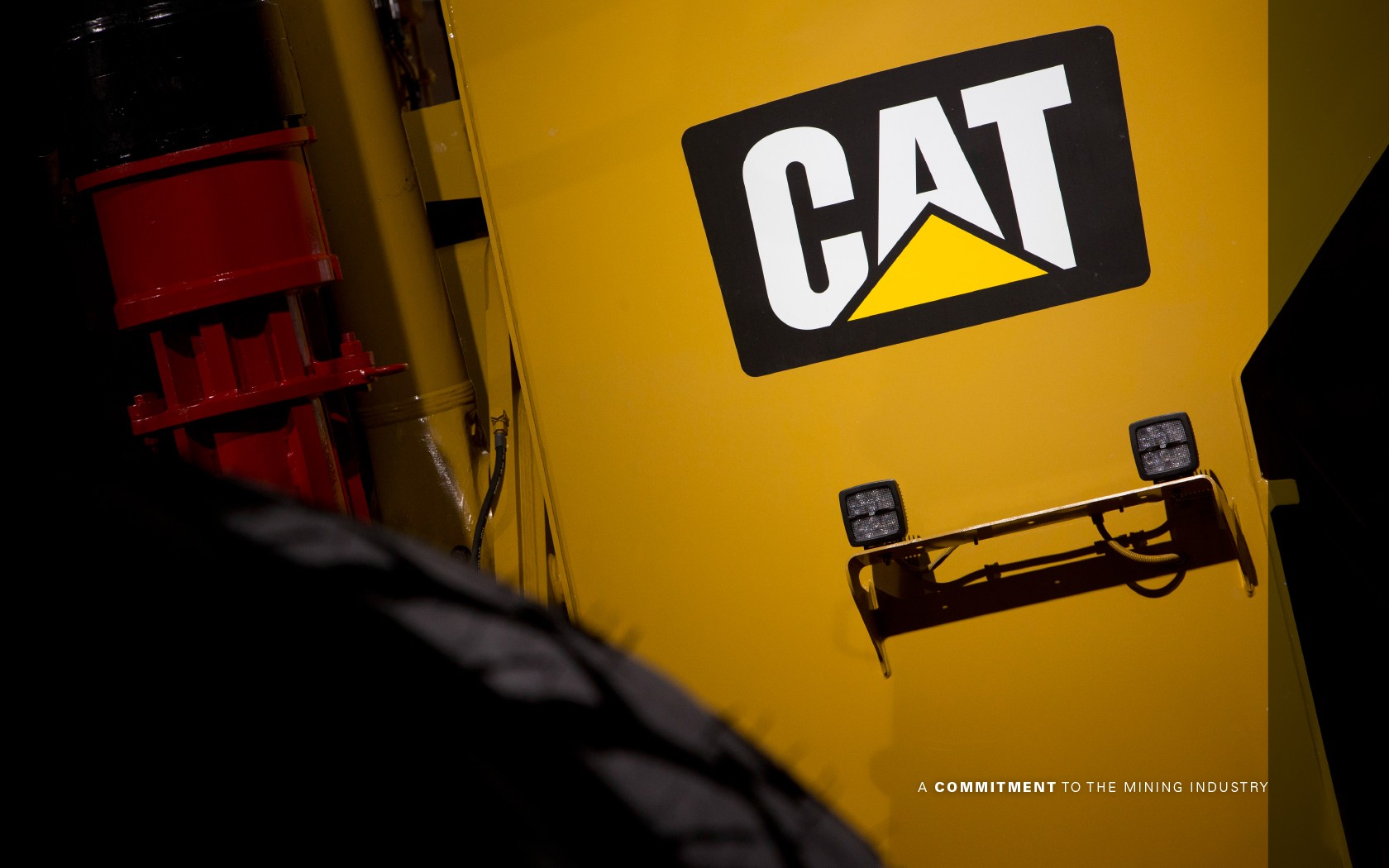 General 1680x1050 Caterpillar (company) logo vehicle yellow heavy equipment
