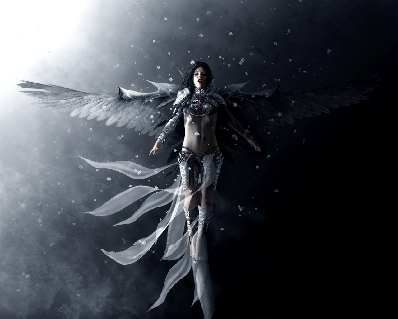 General 1280x1024 fantasy girl angel fantasy art women belly wings