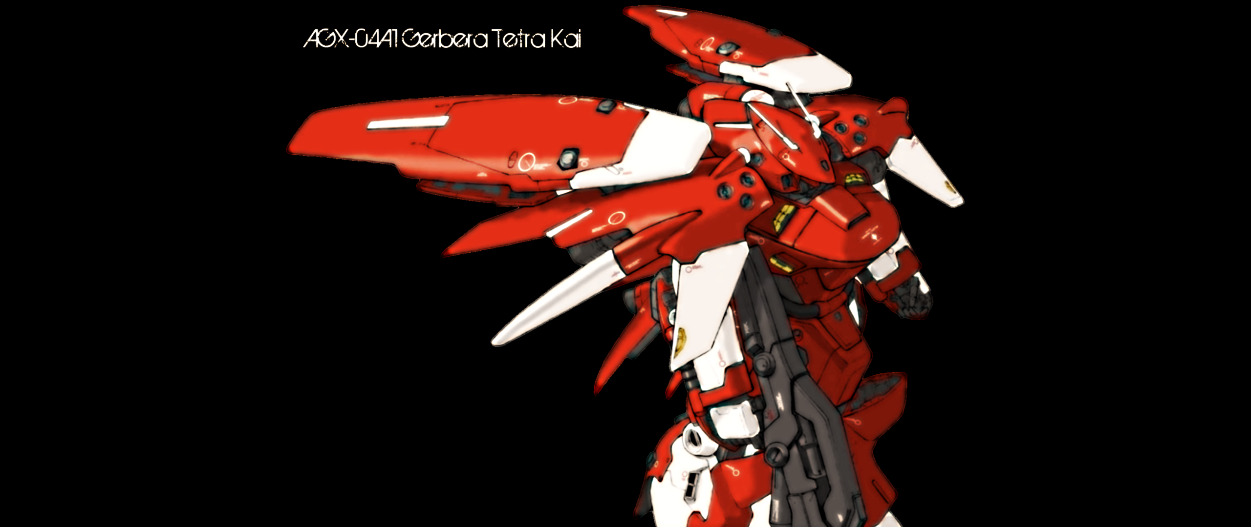 Anime 2560x1080 Gundam Gunpla Mobile Suit Gundam 0083: Stardust Memory mechs anime simple background black background