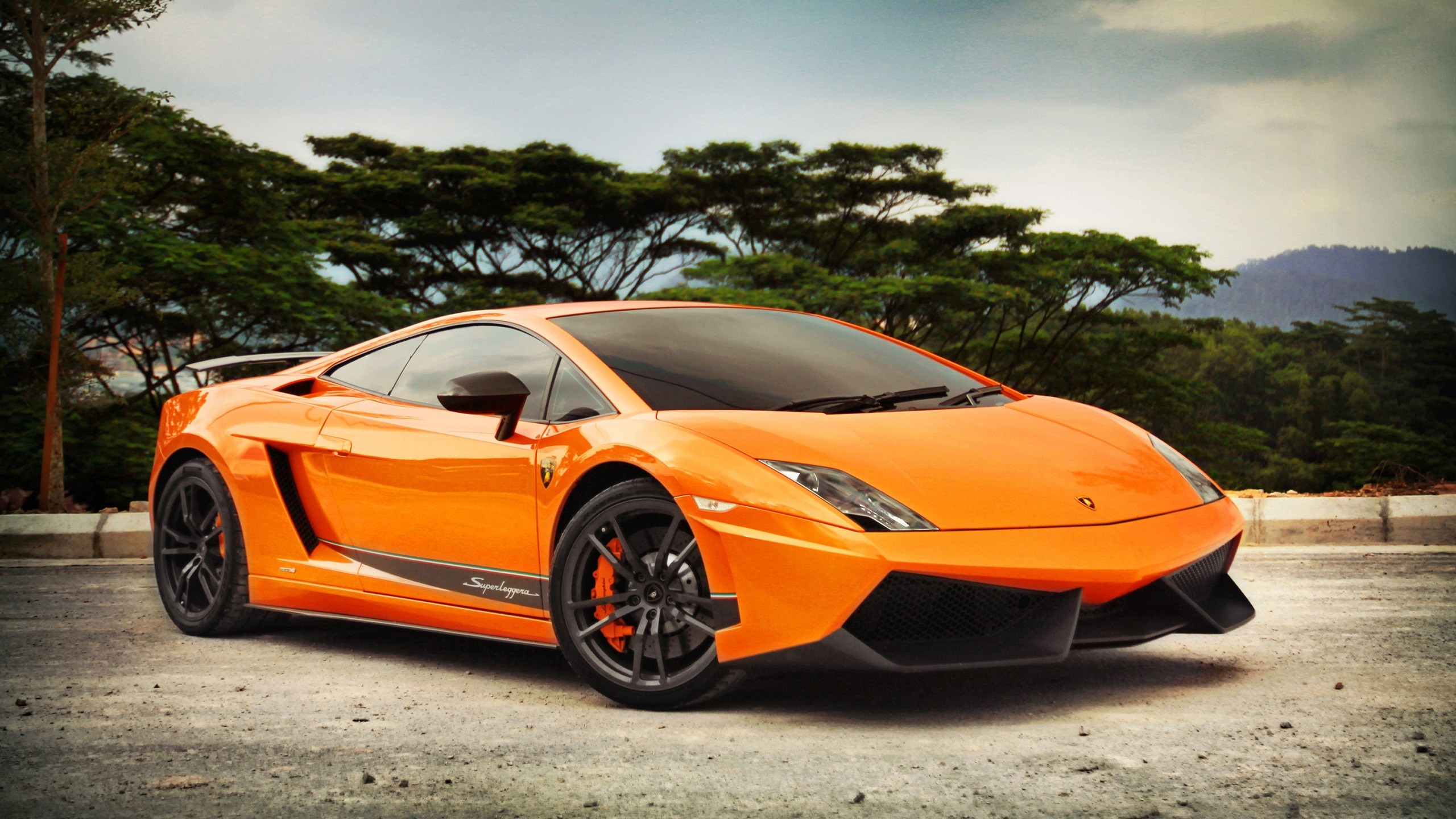 General 2560x1440 Lamborghini orange cars vehicle car supercars