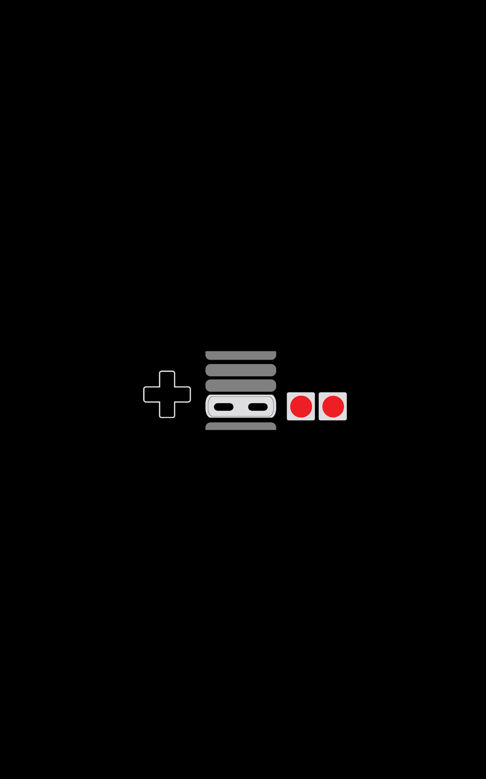 General 1600x2560 Nintendo video games video game art retro games minimalism simple background black background black portrait display