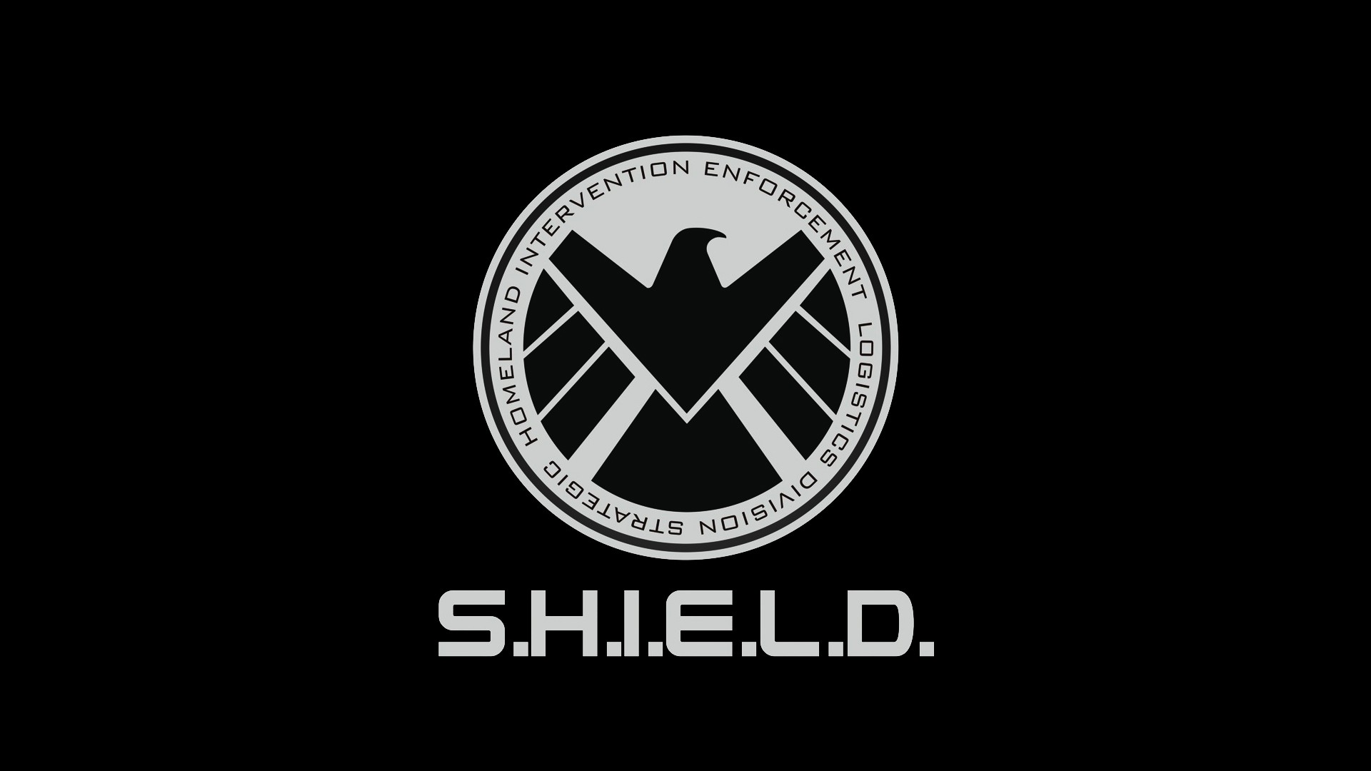 General 1920x1080 S.H.I.E.L.D. simple background Marvel Cinematic Universe Marvel TV logo black background