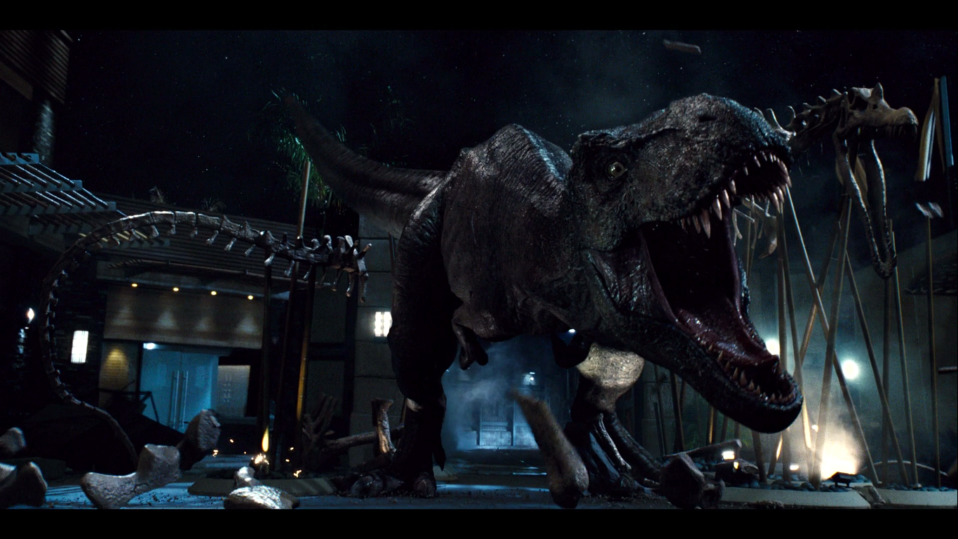 General 1366x768 Jurassic World Tyrannosaurus rex movies dinosaurs film stills