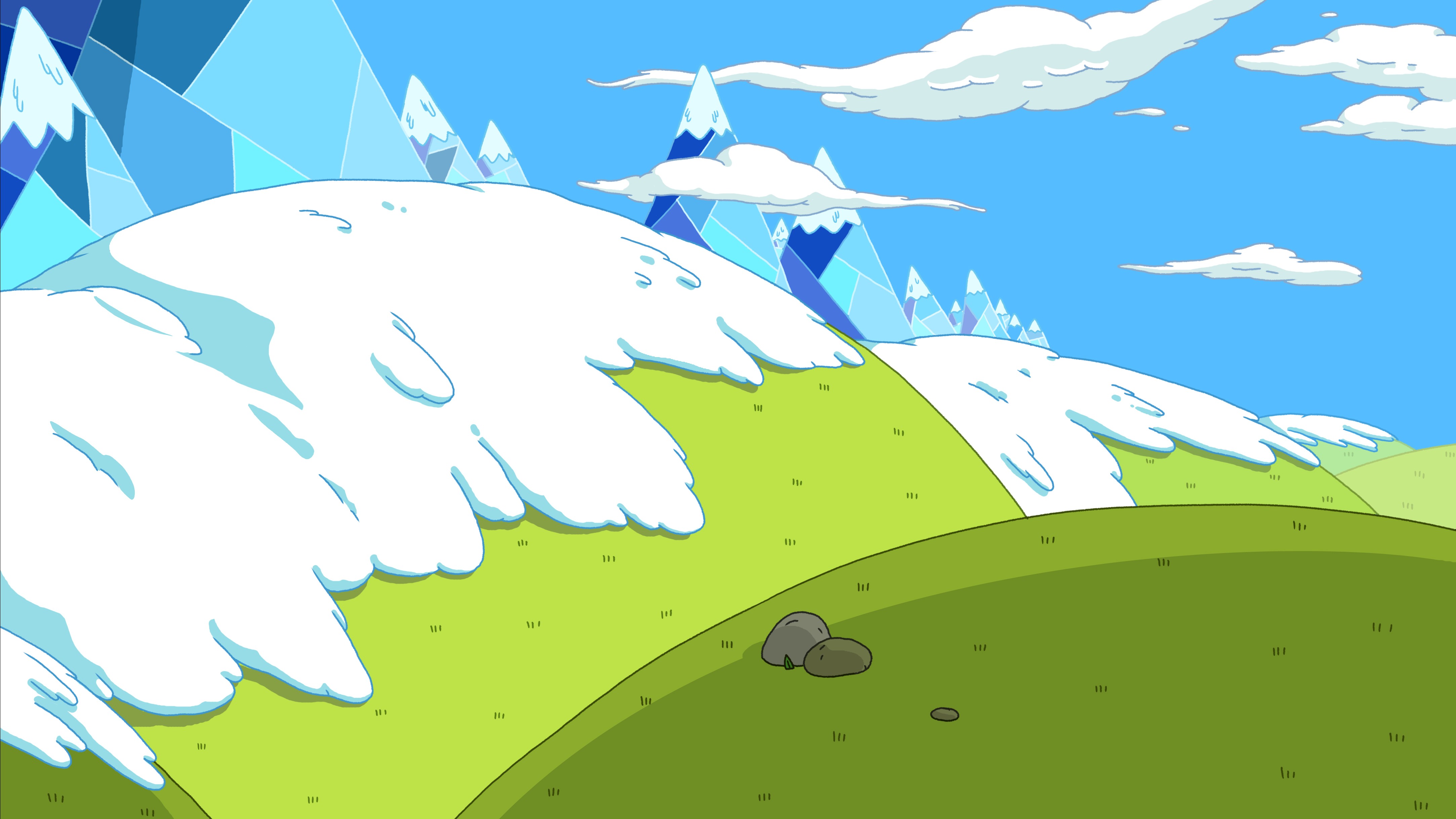 General 4332x2436 Adventure Time cartoon landscape snow TV series digital art