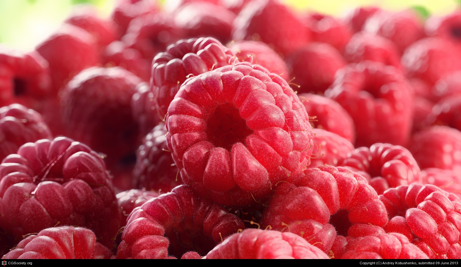 General 1500x870 fruit raspberries bokeh food berries 2013 (Year)