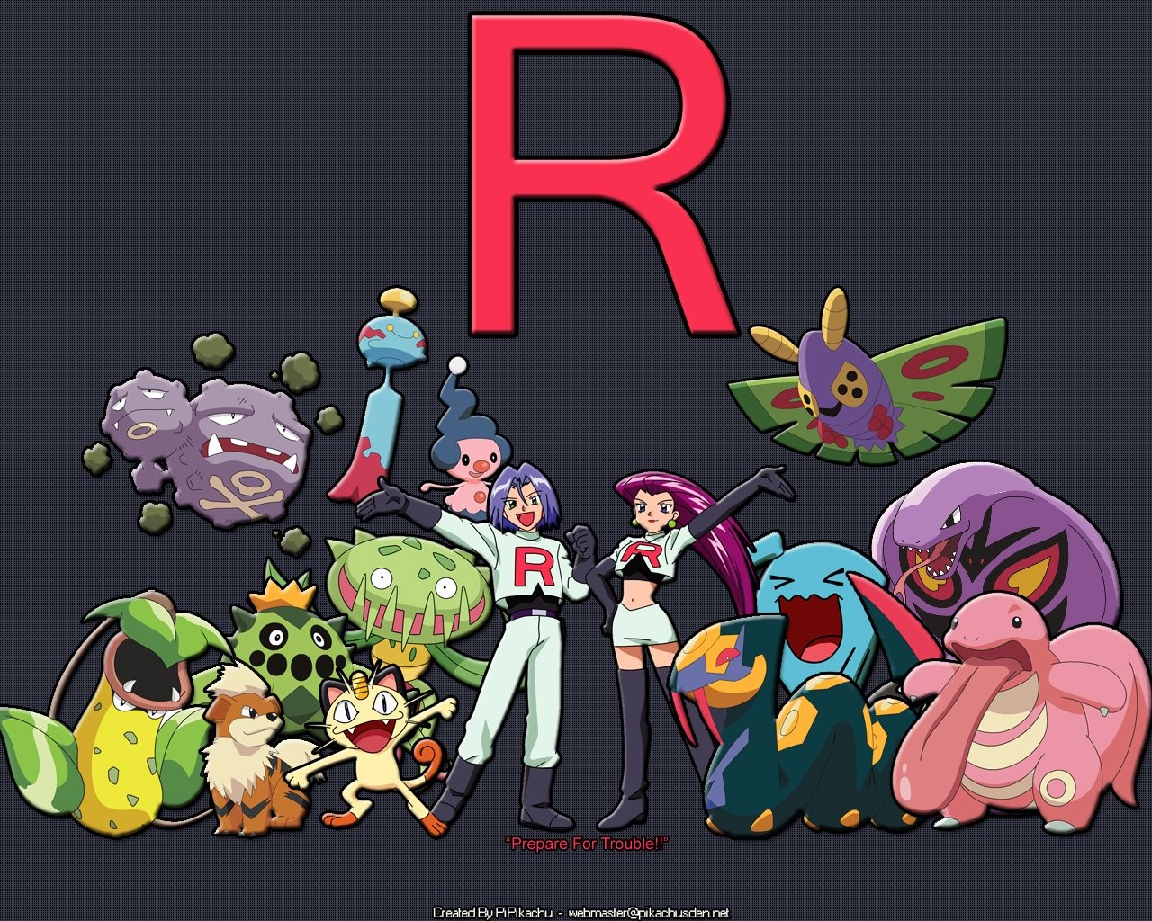 Anime 1280x1024 Team Rocket Jessie (Pokémon) James (Pokémon) anime Pokémon