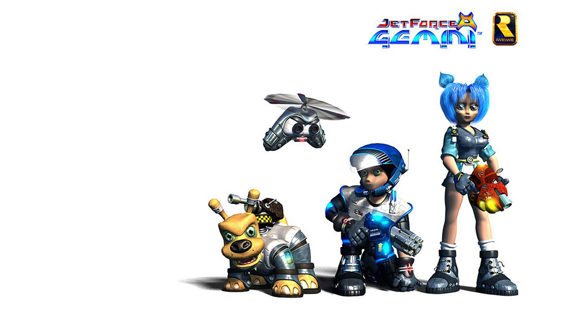 General 1920x1080 video games simple background Jet Force Gemini white background