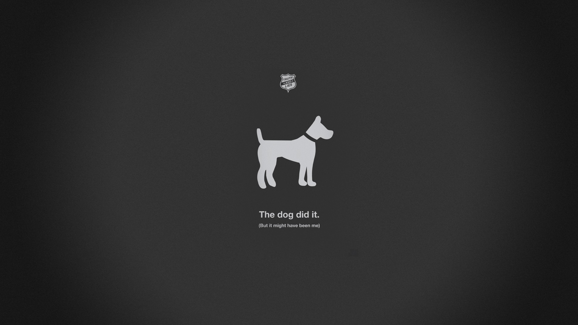 General 1920x1080 minimalism dog simple background monochrome humor artwork animals mammals
