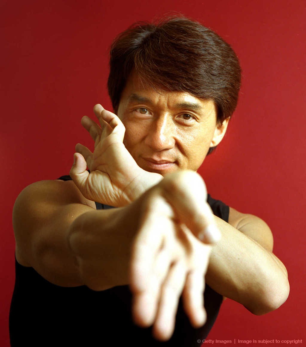People 1024x1159 Jackie Chan men actor frontal view red background