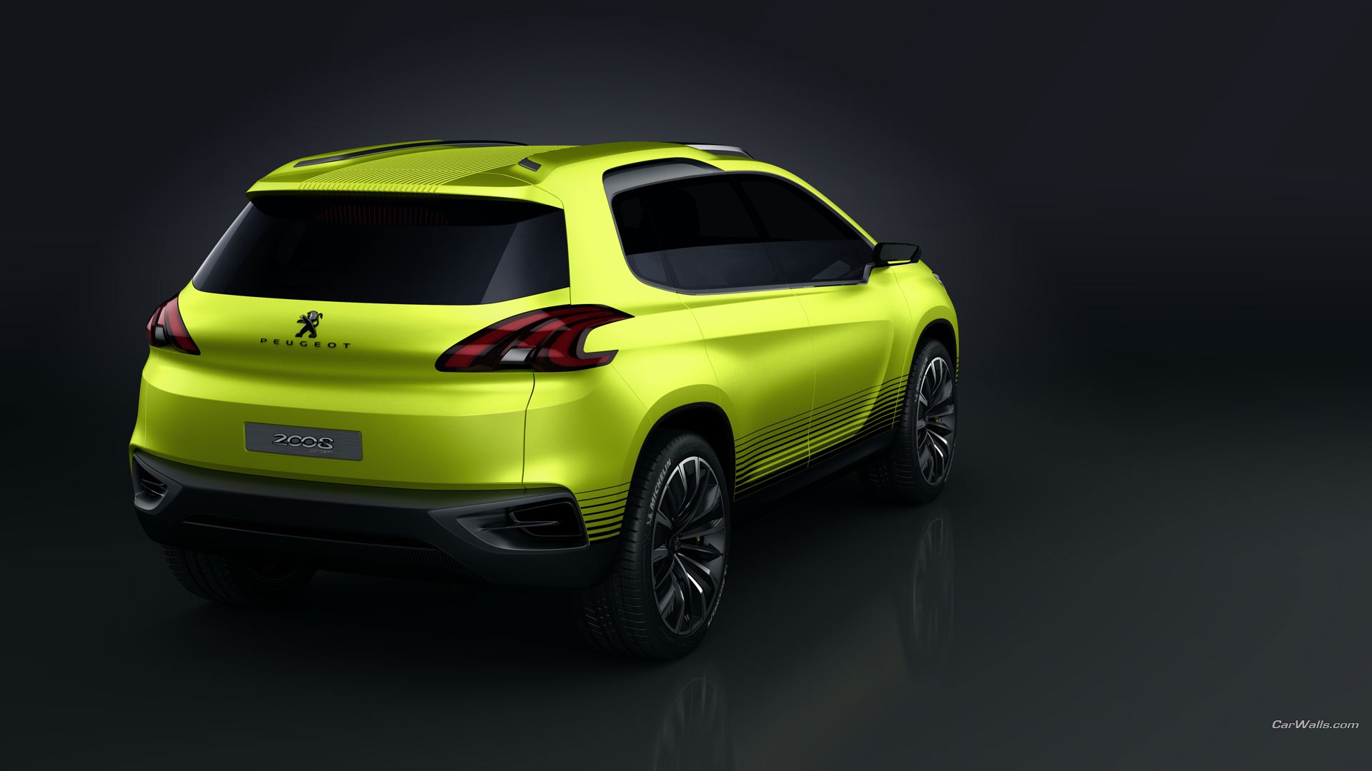 General 1920x1080 Peugeot 2008 concept cars vehicle car yellow cars Peugeot French Cars Stellantis SUV