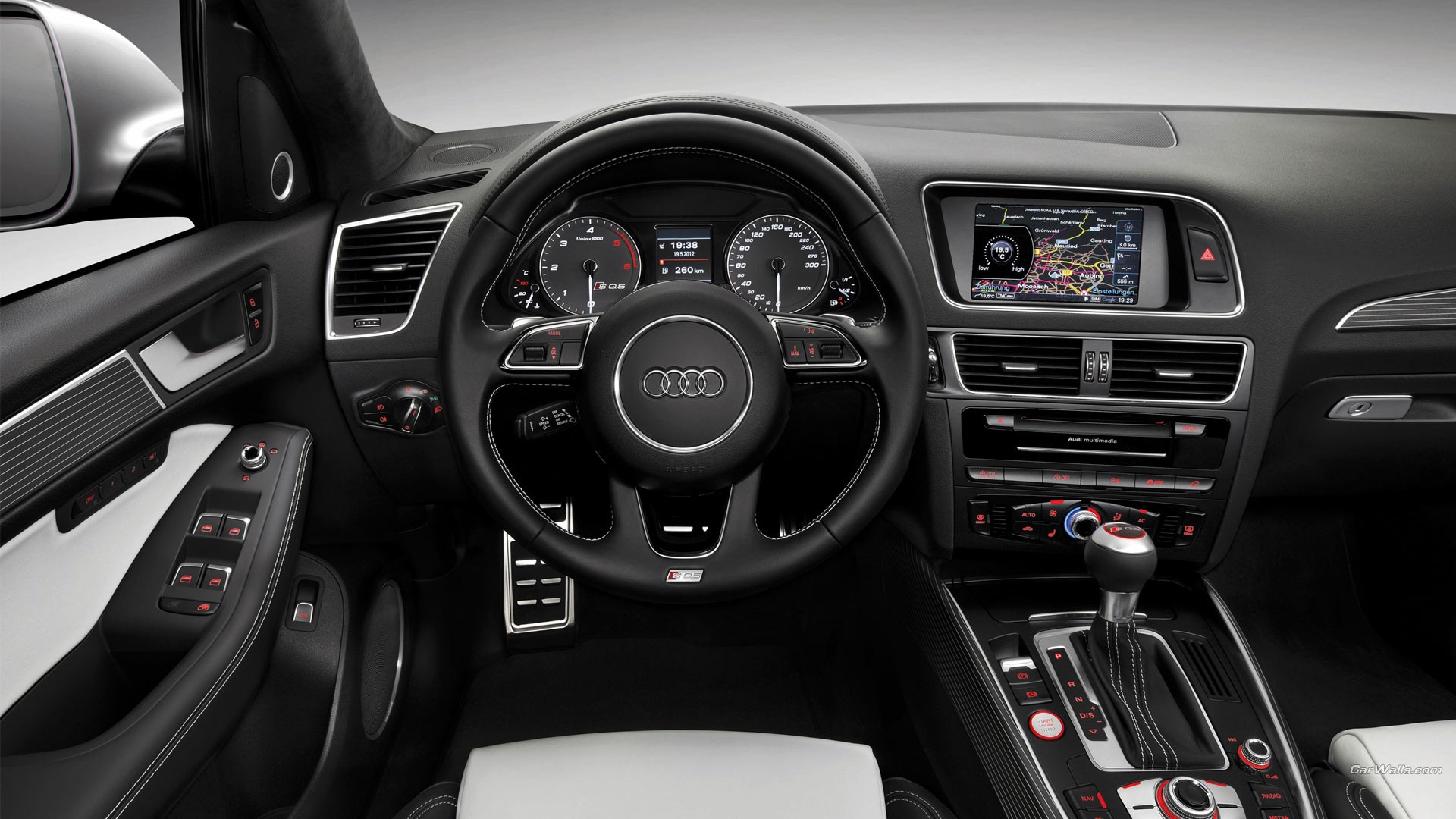 General 1920x1080 Audi SQ5 car car interior steering wheel Audi vehicle