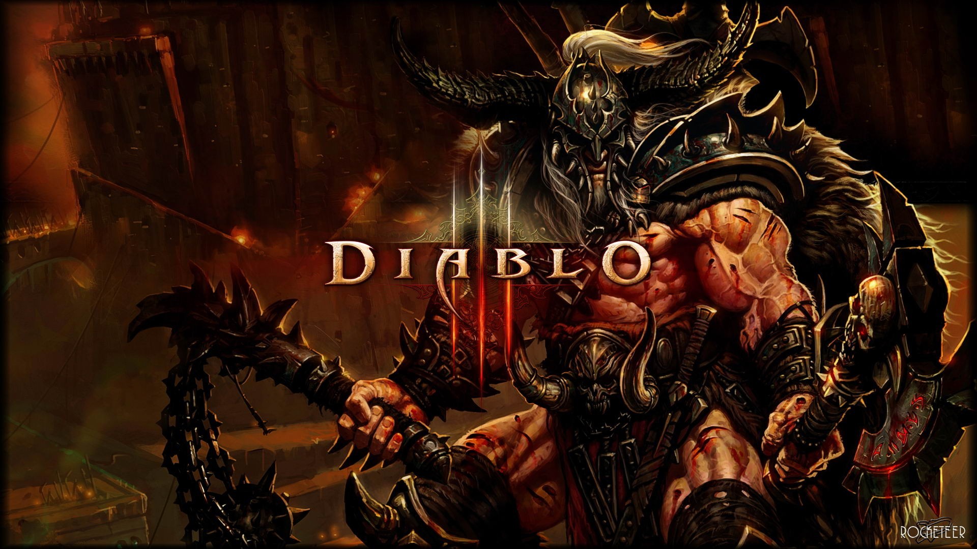 General 1920x1080 Diablo III video games PC gaming video game art Blizzard Entertainment
