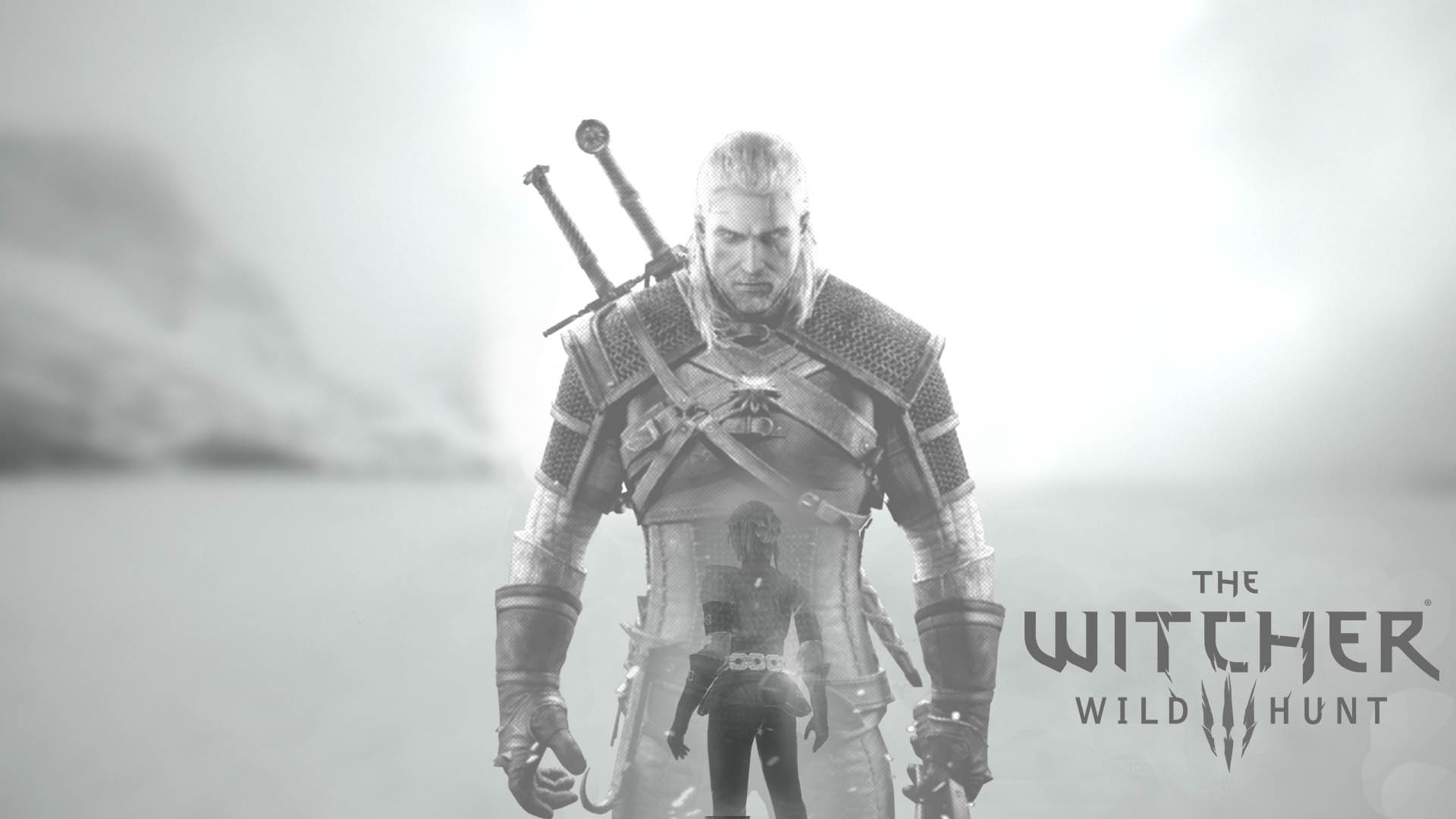 General 1920x1080 monochrome RPG Geralt of Rivia video games PC gaming video game men video game characters CD Projekt RED