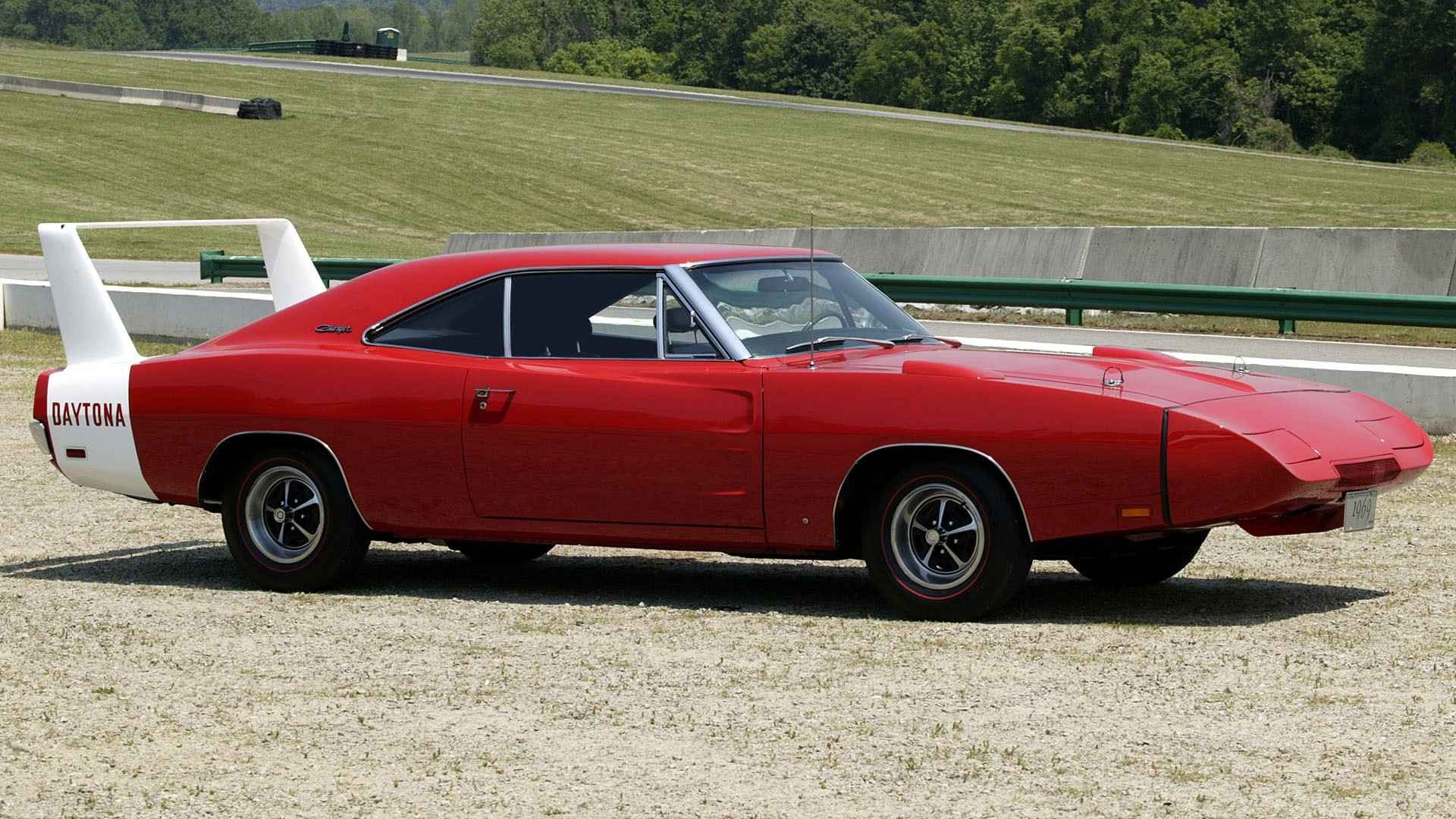 General 1920x1080 red cars car vehicle Dodge Charger Dodge Charger Daytona muscle cars American cars