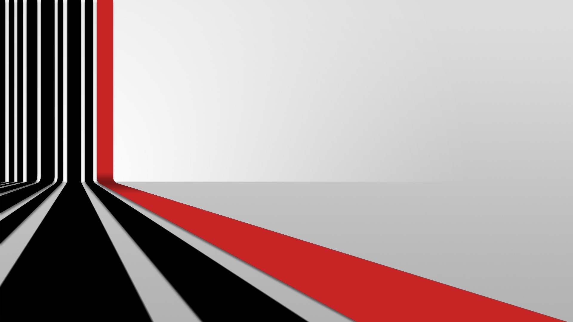 General 1920x1080 simple background artwork lines abstract white red black minimalism selective coloring digital art