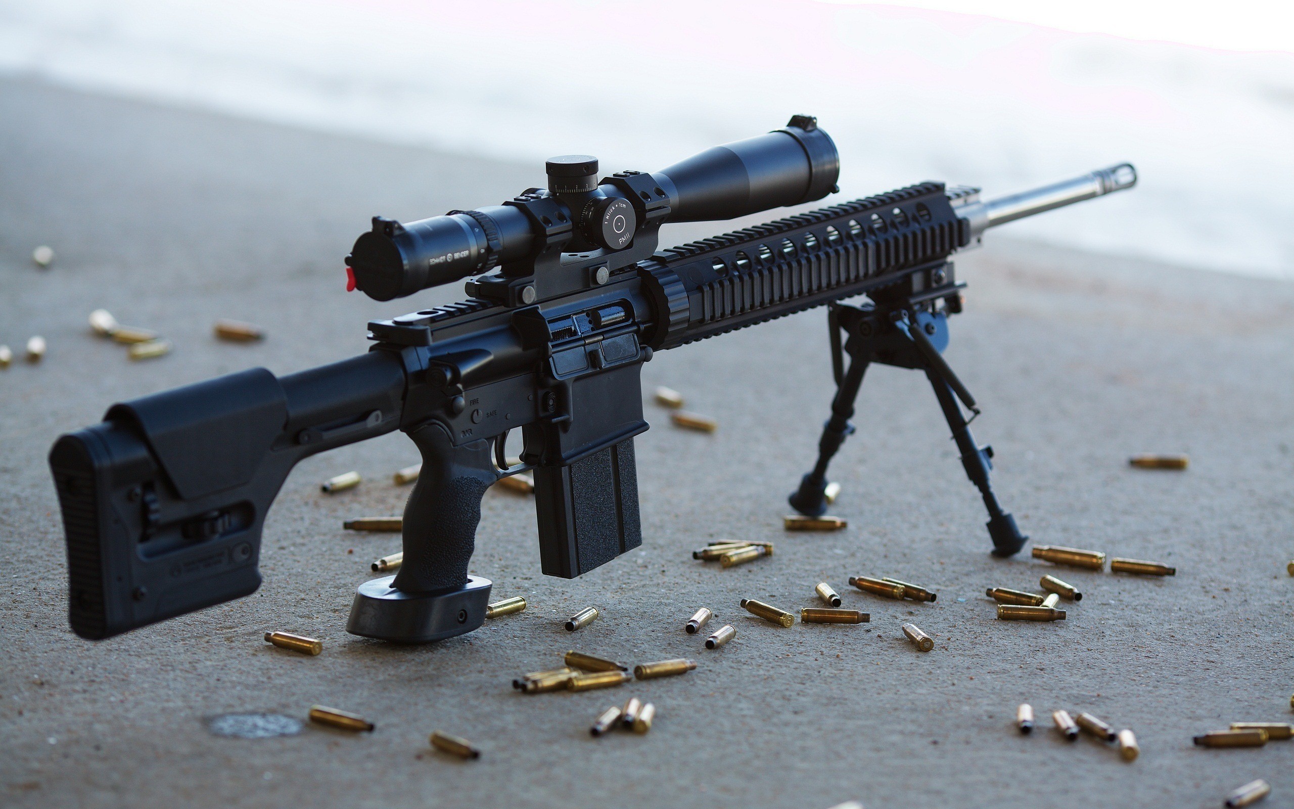 General 2560x1600 AR-10 gun weapon sniper rifle scopes ammunition American firearms