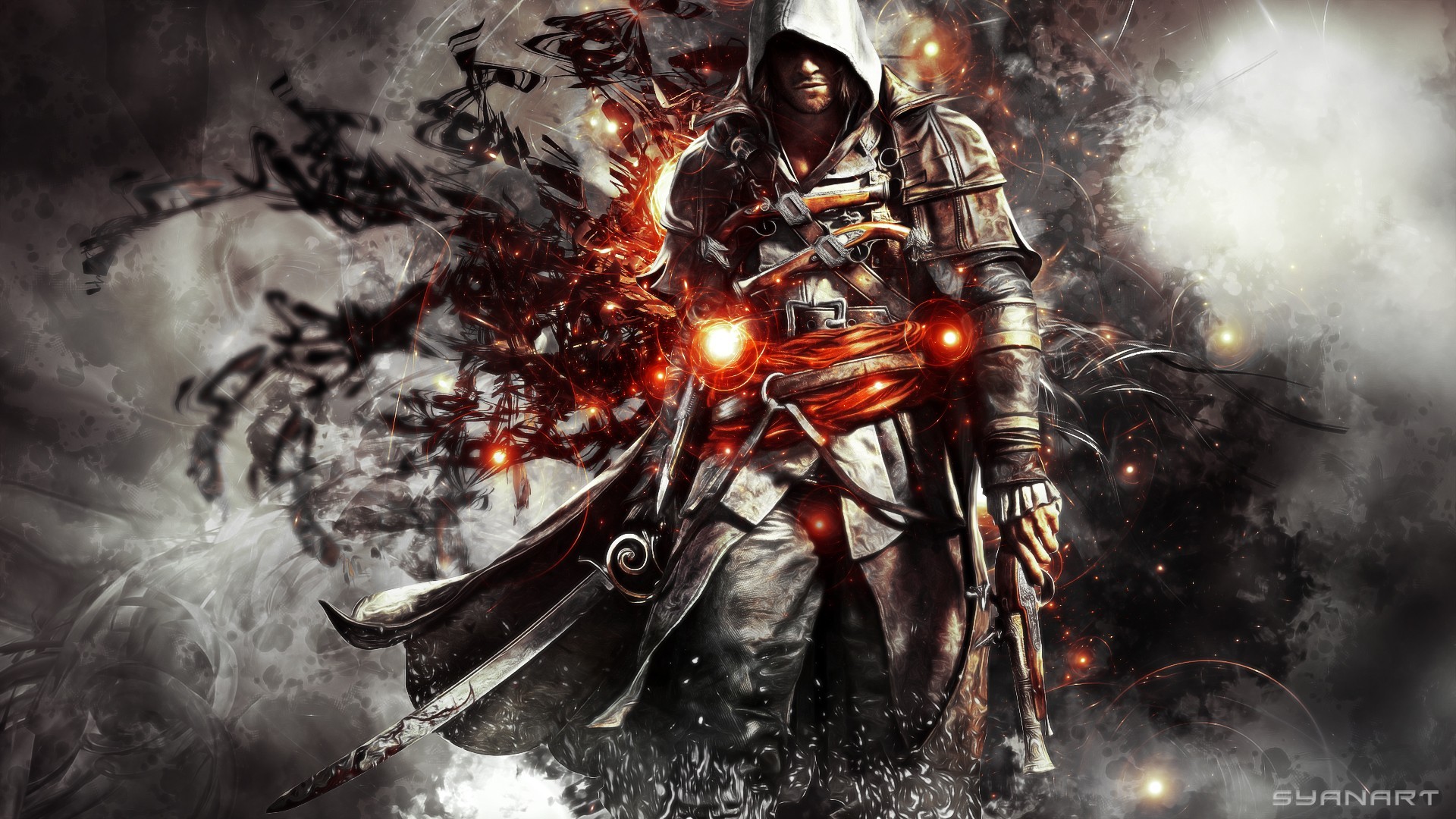 General 1920x1080 video games video game art Assassin's Creed video game men PC gaming hoods