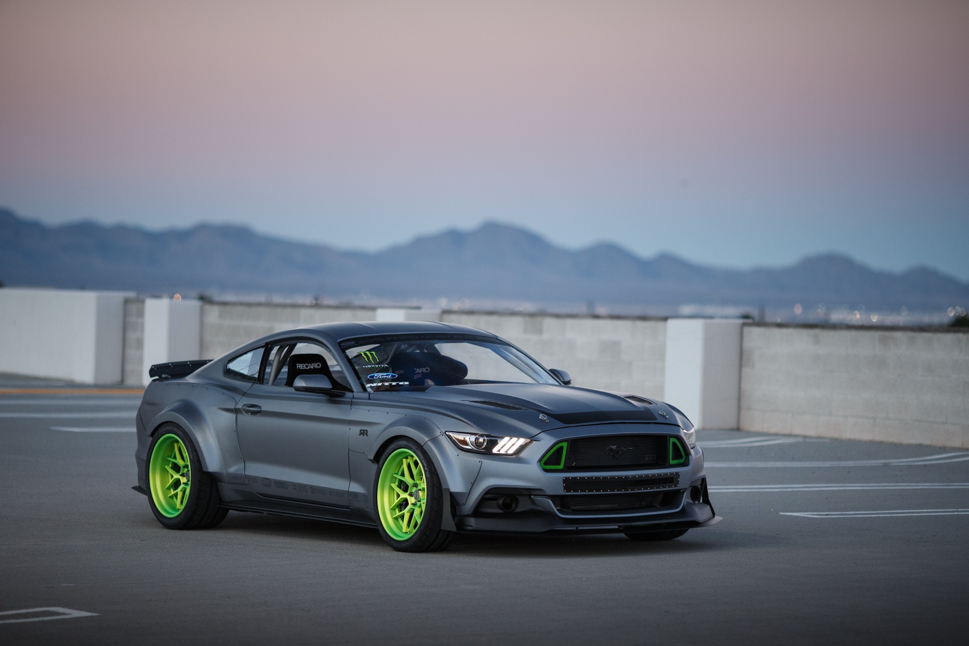General 1920x1280 Ford Ford Mustang Ford Mustang RTR Vaughn Gittin Jr car vehicle Monster Energy silver cars 2015 (Year) American cars Ford Mustang S550 muscle cars