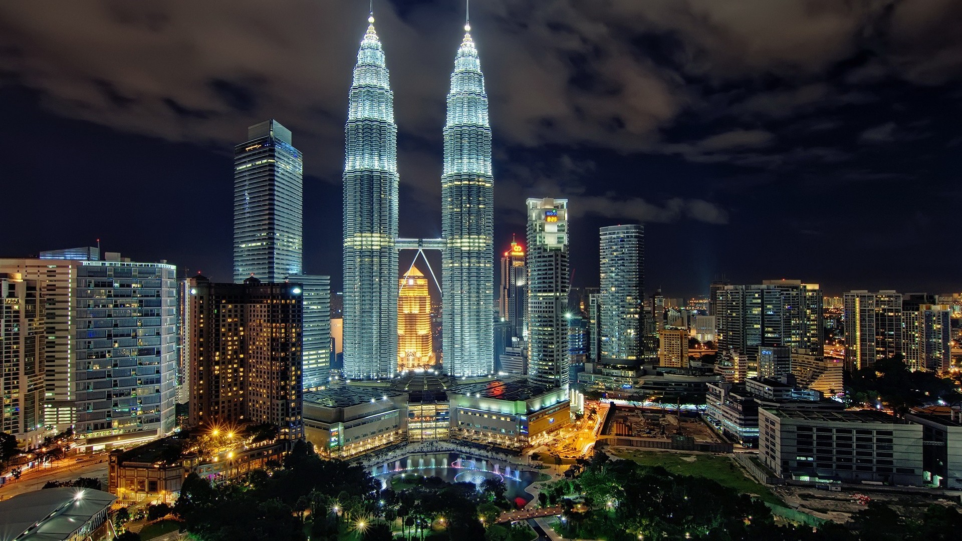 General 1920x1080 cityscape Petronas Towers Kuala Lumpur Malaysia Asia landmark