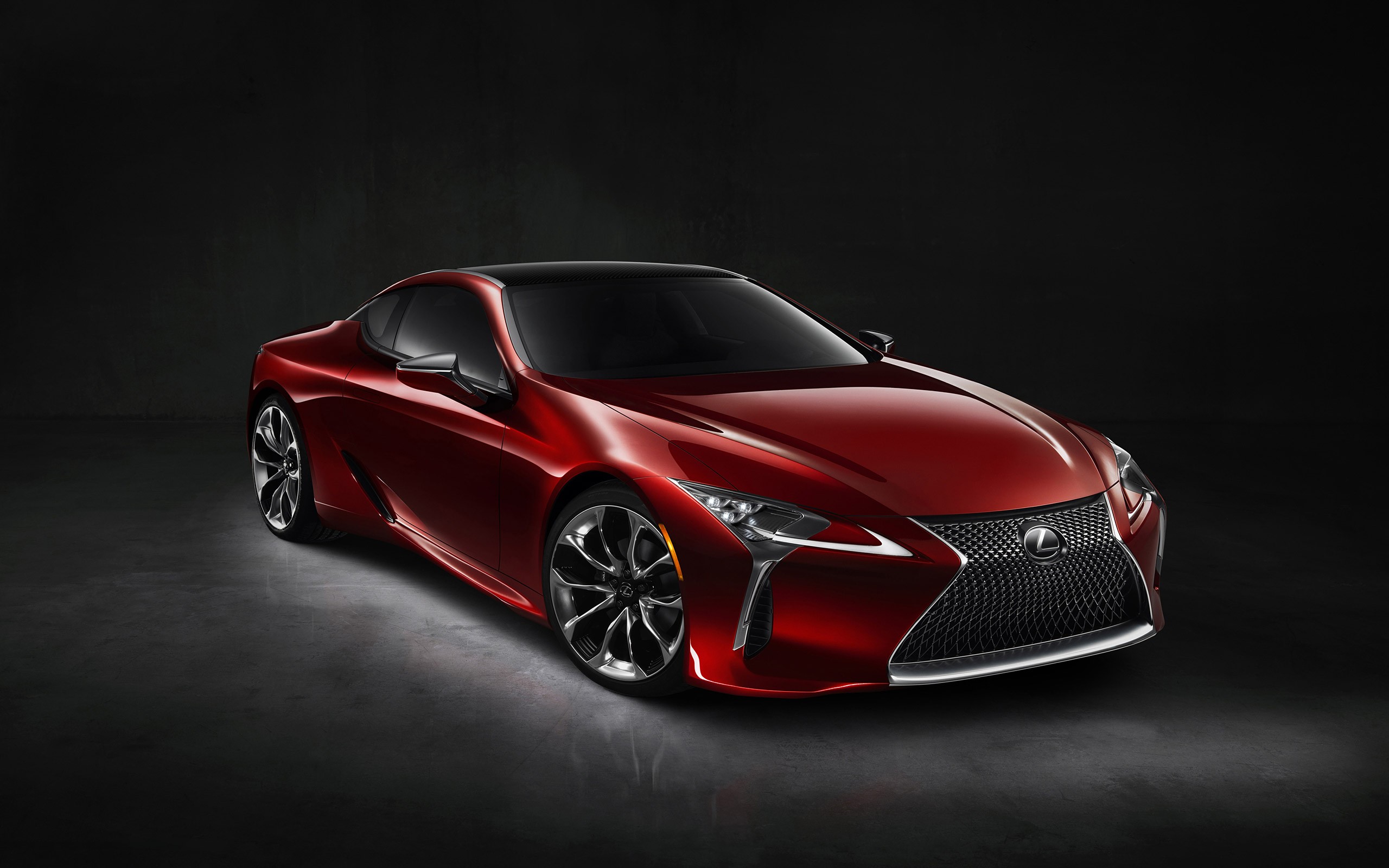 General 2560x1600 Lexus LC-500 simple background car Lexus vehicle red cars Japanese cars