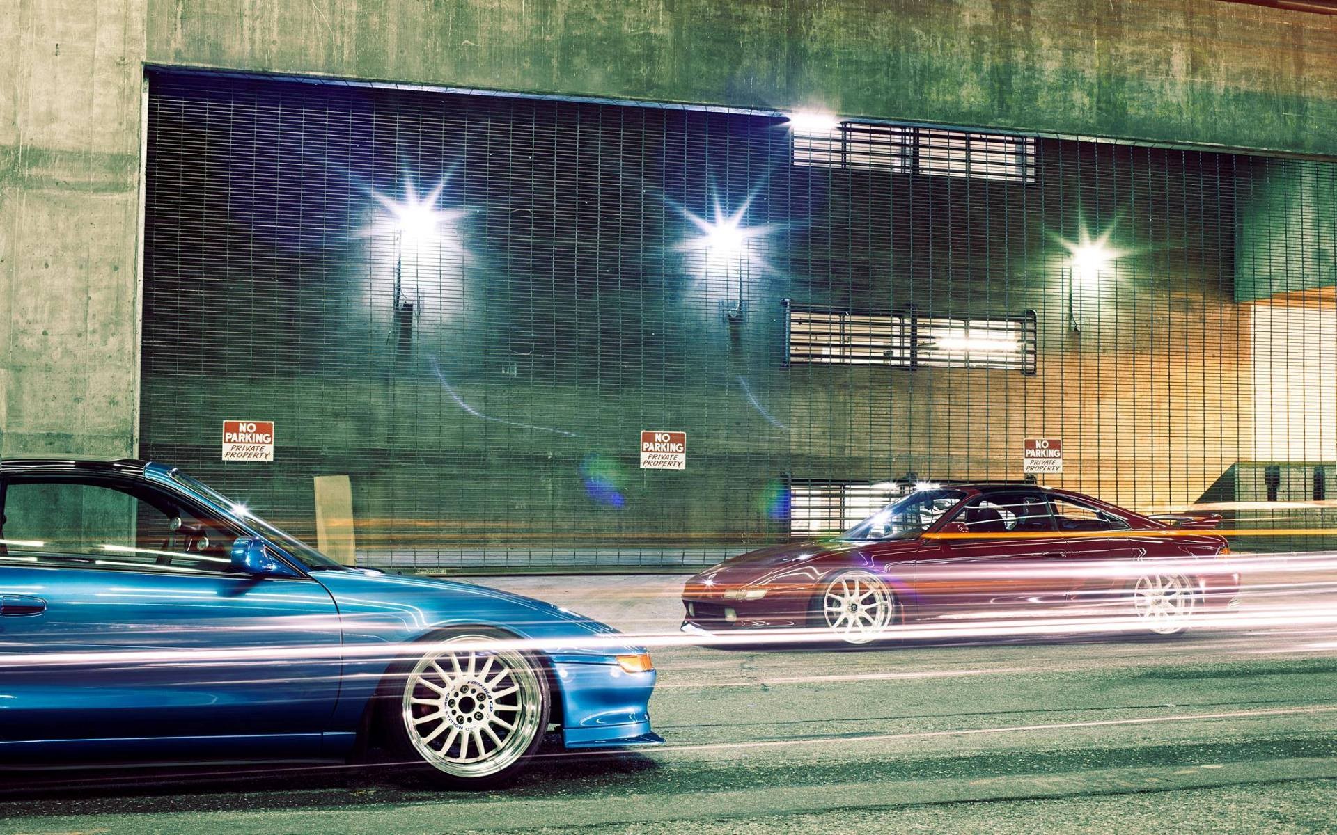 General 1920x1200 Toyota MR2 Toyota Japanese cars pop-up headlights car blue cars red cars long exposure vehicle