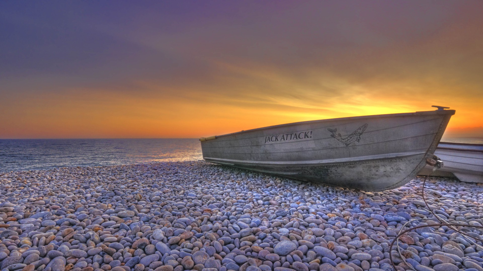 General 1920x1080 sky boat sea vehicle outdoors stones beach horizon sunlight