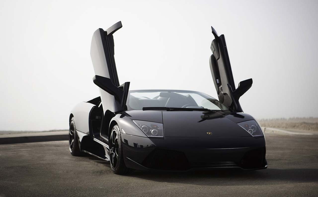 General 1280x795 Lamborghini supercars black cars car vehicle