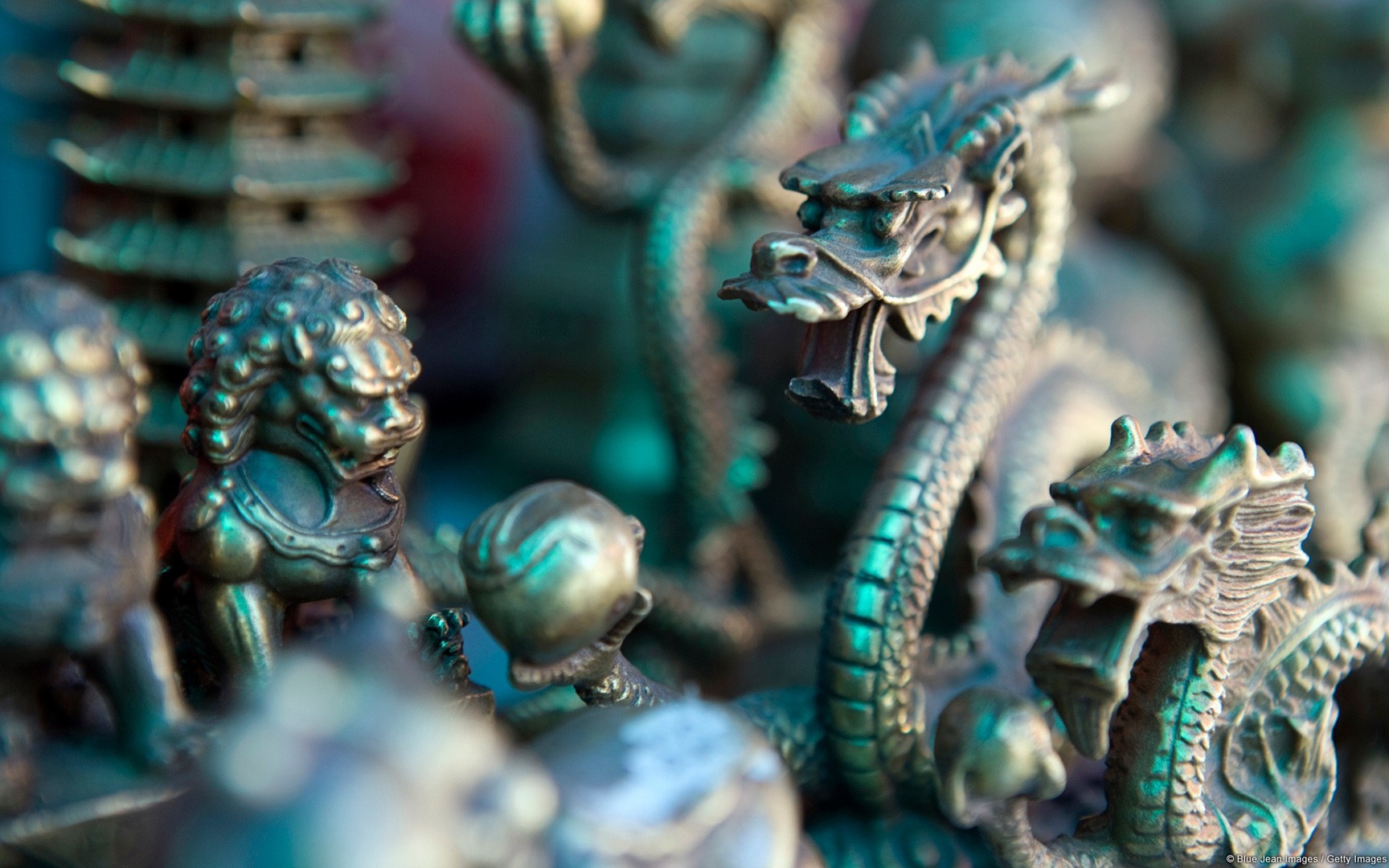 General 1728x1080 Chinese dragon dragon Asia turquoise
