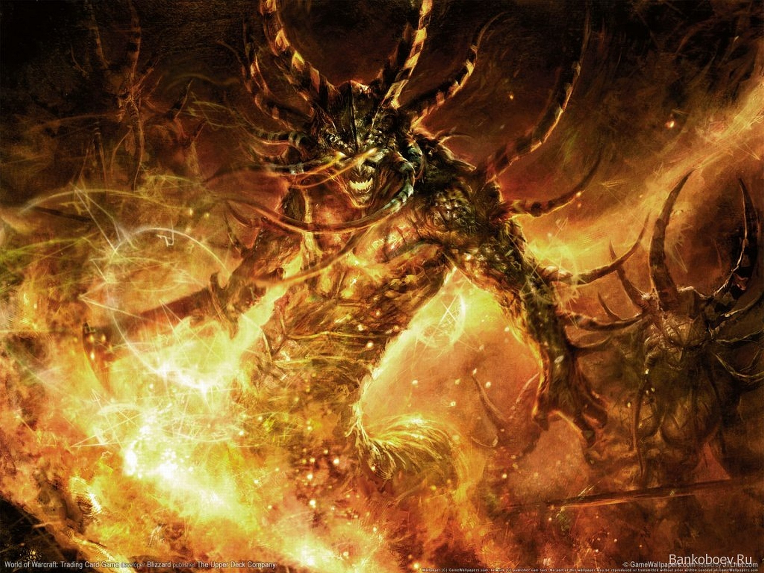 General 2560x1920 World of Warcraft World of Warcraft: Trading Card Game creature demon fantasy art Blizzard Entertainment Trading Card Games