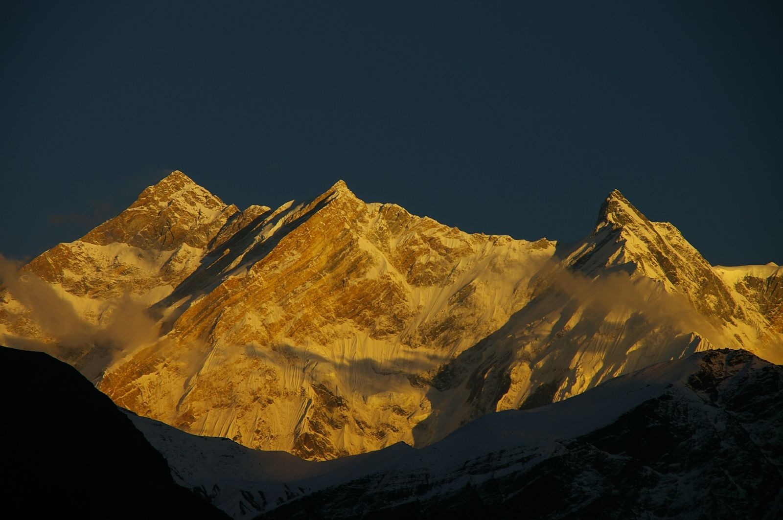 General 1600x1063 Himalayas mountains Nepal Asia nature sunlight snow ice