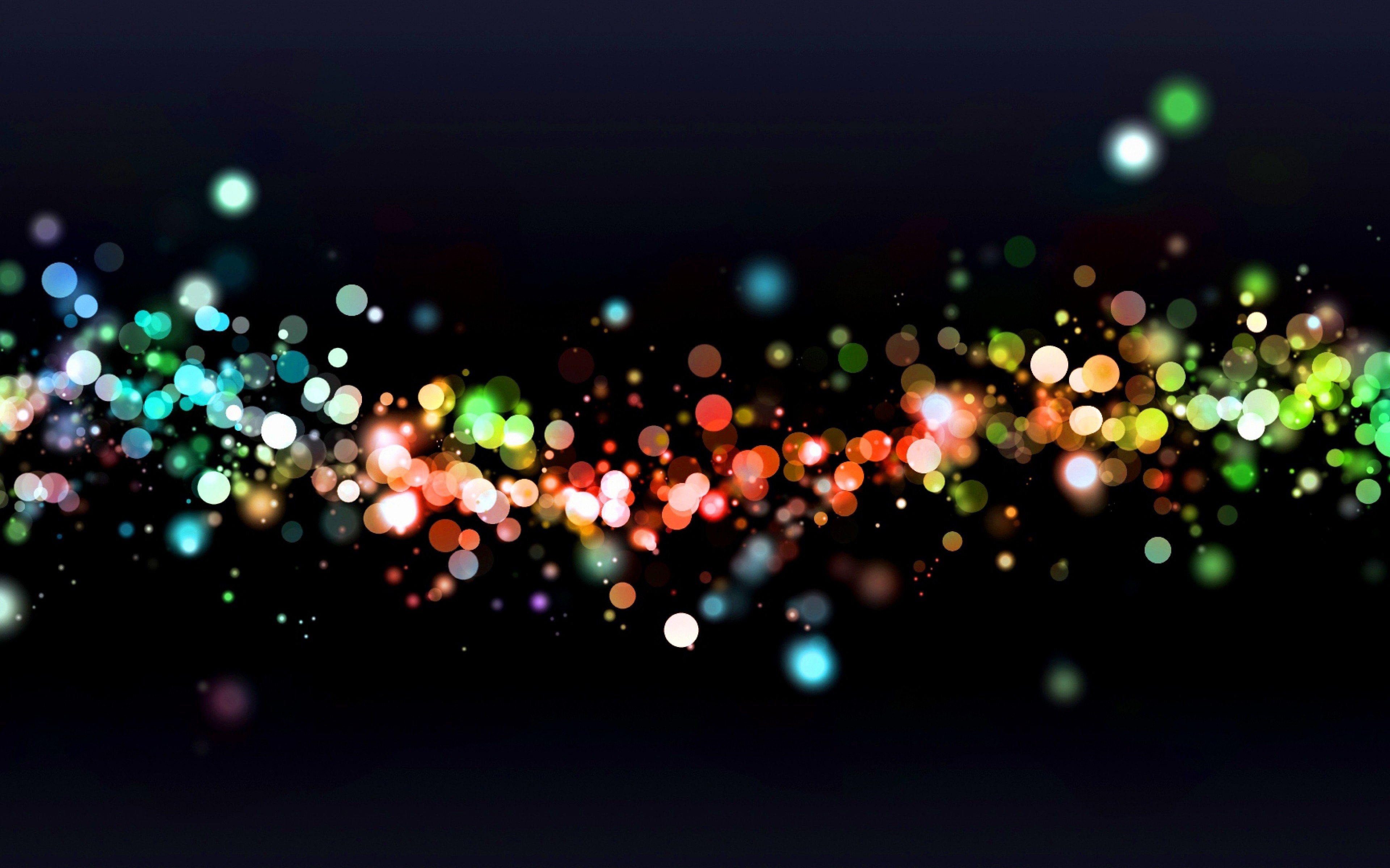 General 3840x2400 abstract lights digital art bokeh colorful upscaled