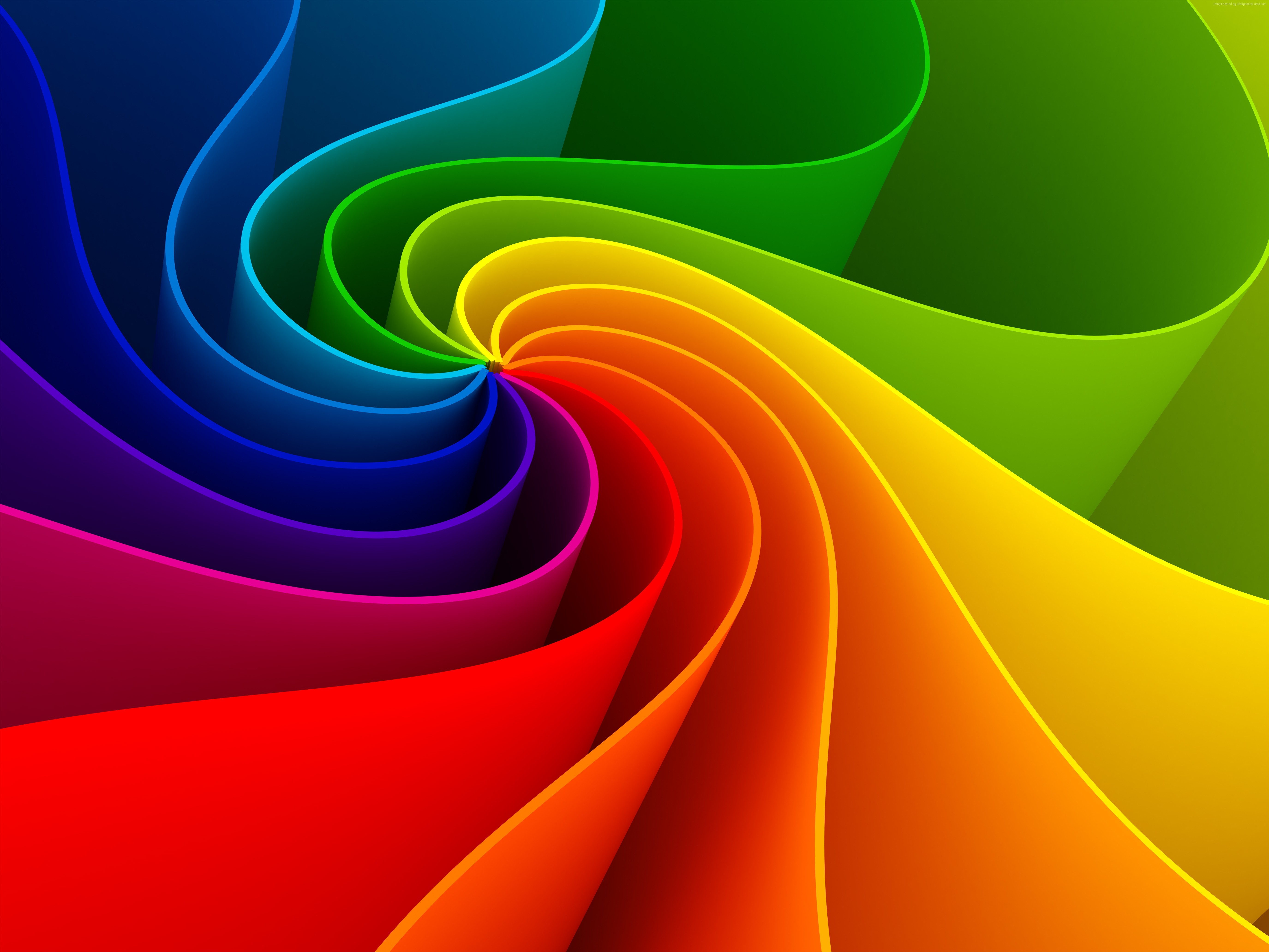 General 5500x4125 colorful abstract spiral digital art