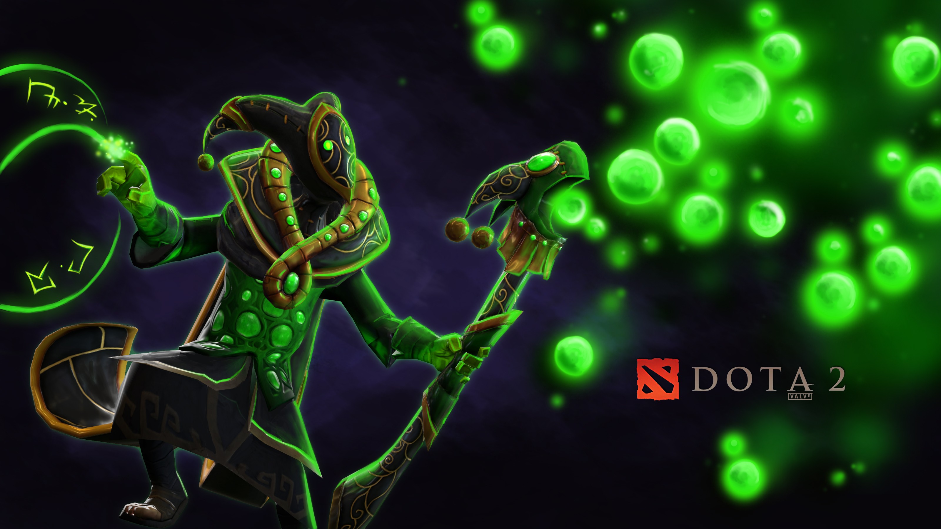 General 3200x1800 Dota 2 rubick video games abstract PC gaming