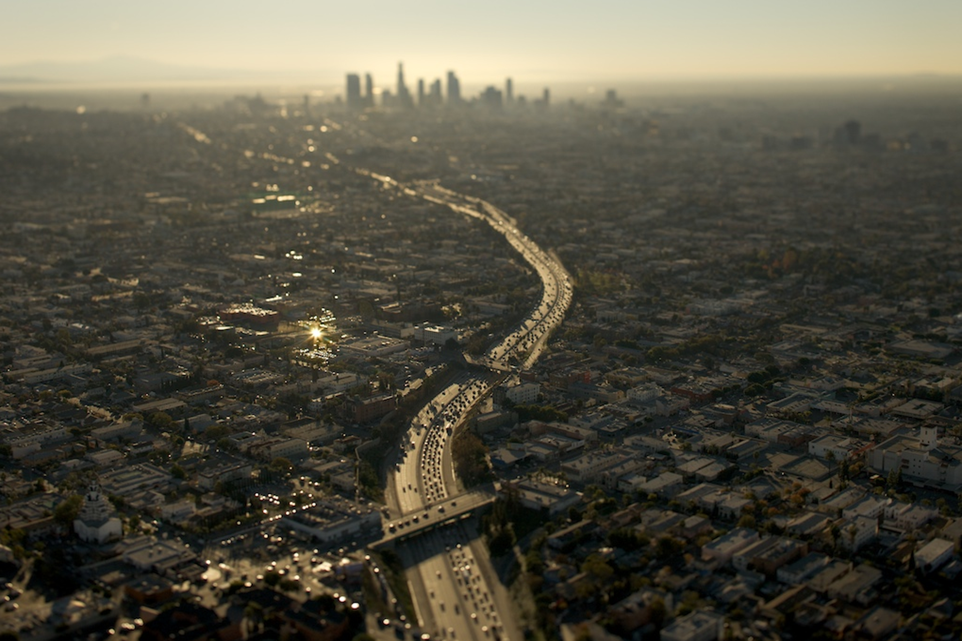 General 1920x1280 Los Angeles highway road aerial view cityscape USA
