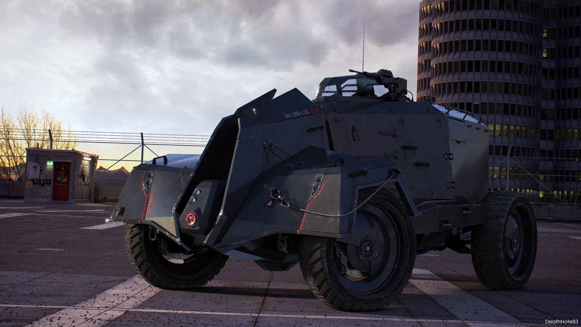 General 1920x1080 Half-Life 2 digital art APC video games Half-Life Combine civil protection Valve Corporation City 17 PC gaming CGI vehicle