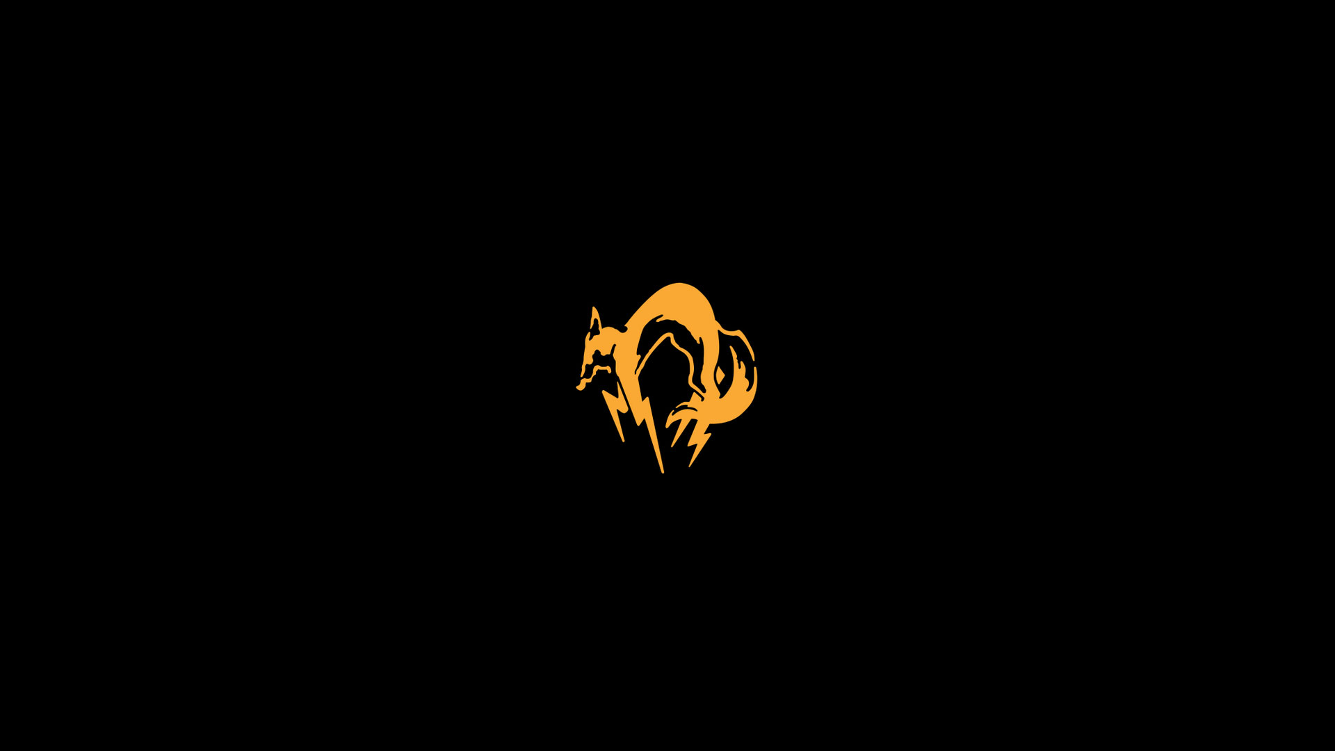 General 1920x1080 Metal Gear Solid fox minimalism FOXHOUND video games video game art simple background black background
