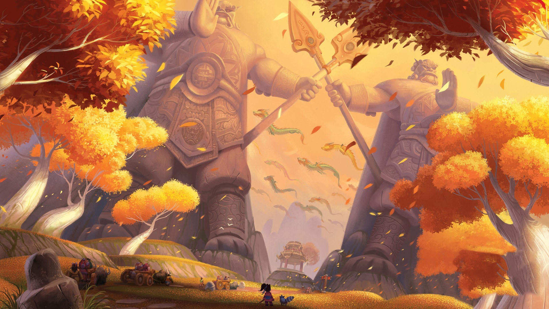 General 1920x1080 World of Warcraft World of Warcraft: Mists of Pandaria video games PC gaming video game art fantasy art