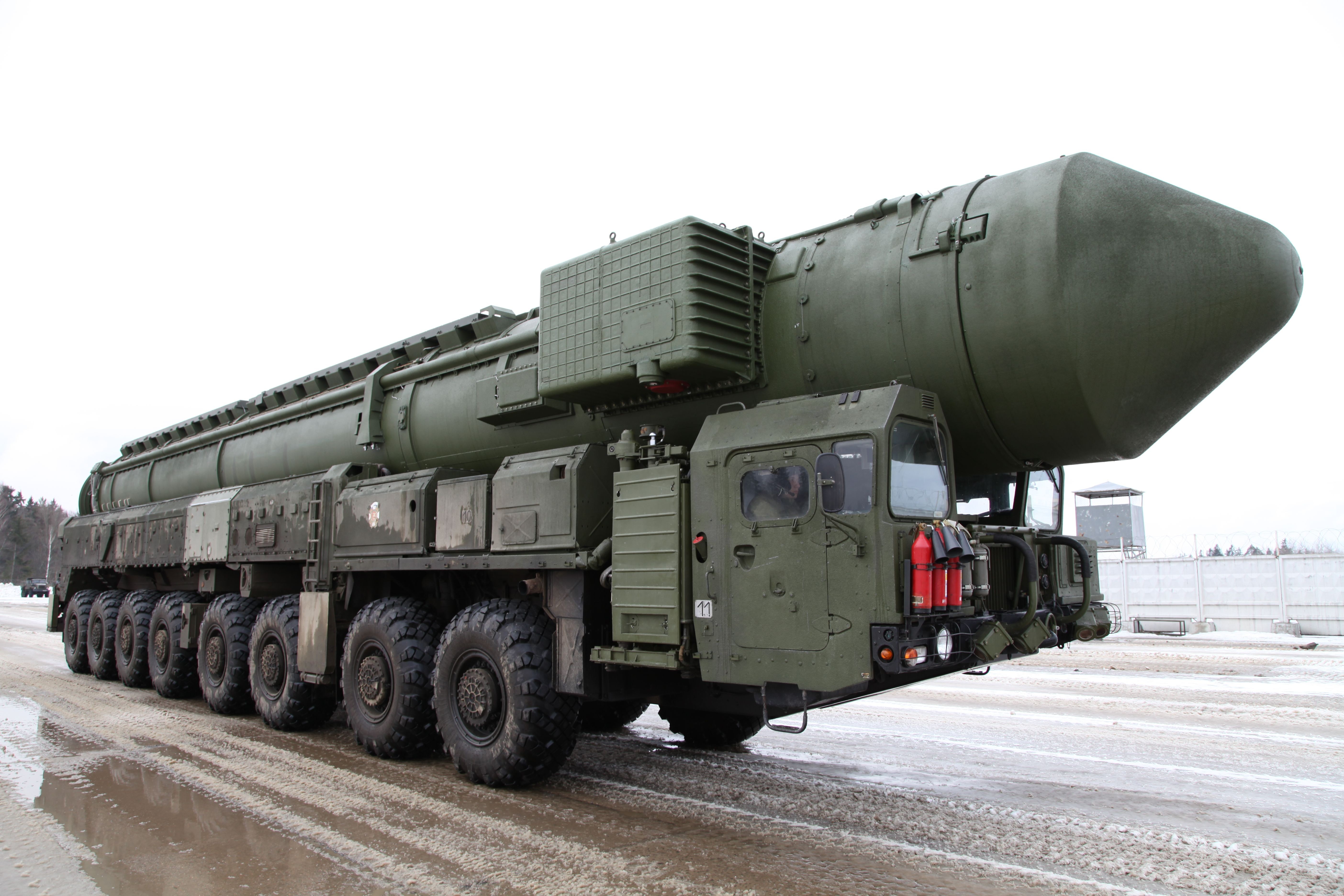 General 5616x3744 military vehicle missiles military vehicle Russian Army nuclear ICBM MAZ MAZ-7906 SS-17 Spanker