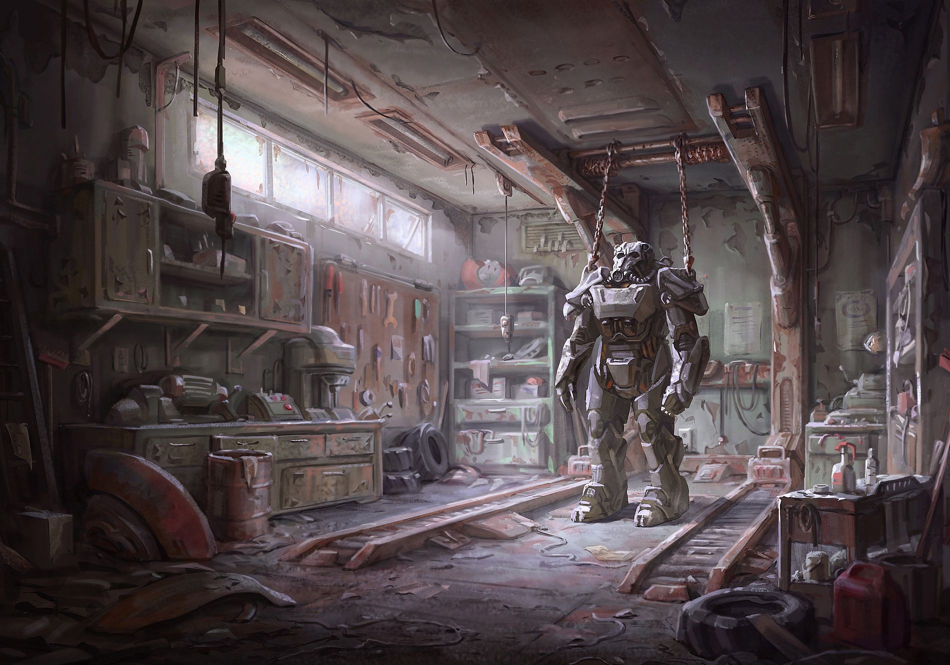 General 1900x1330 Fallout 4 concept art Fallout video games Brotherhood of Steel armor PC gaming science fiction video game art