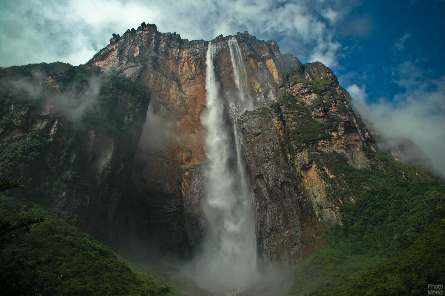 General 1504x1000 landscape Venezuela Salto Ángel  water waterfall rock formation nature Angel Falls