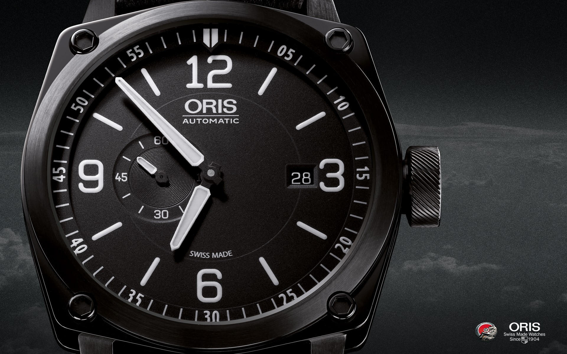 General 1920x1200 watch luxury watches Switzerland dials wristwatch technology numbers Oris closeup watermarked