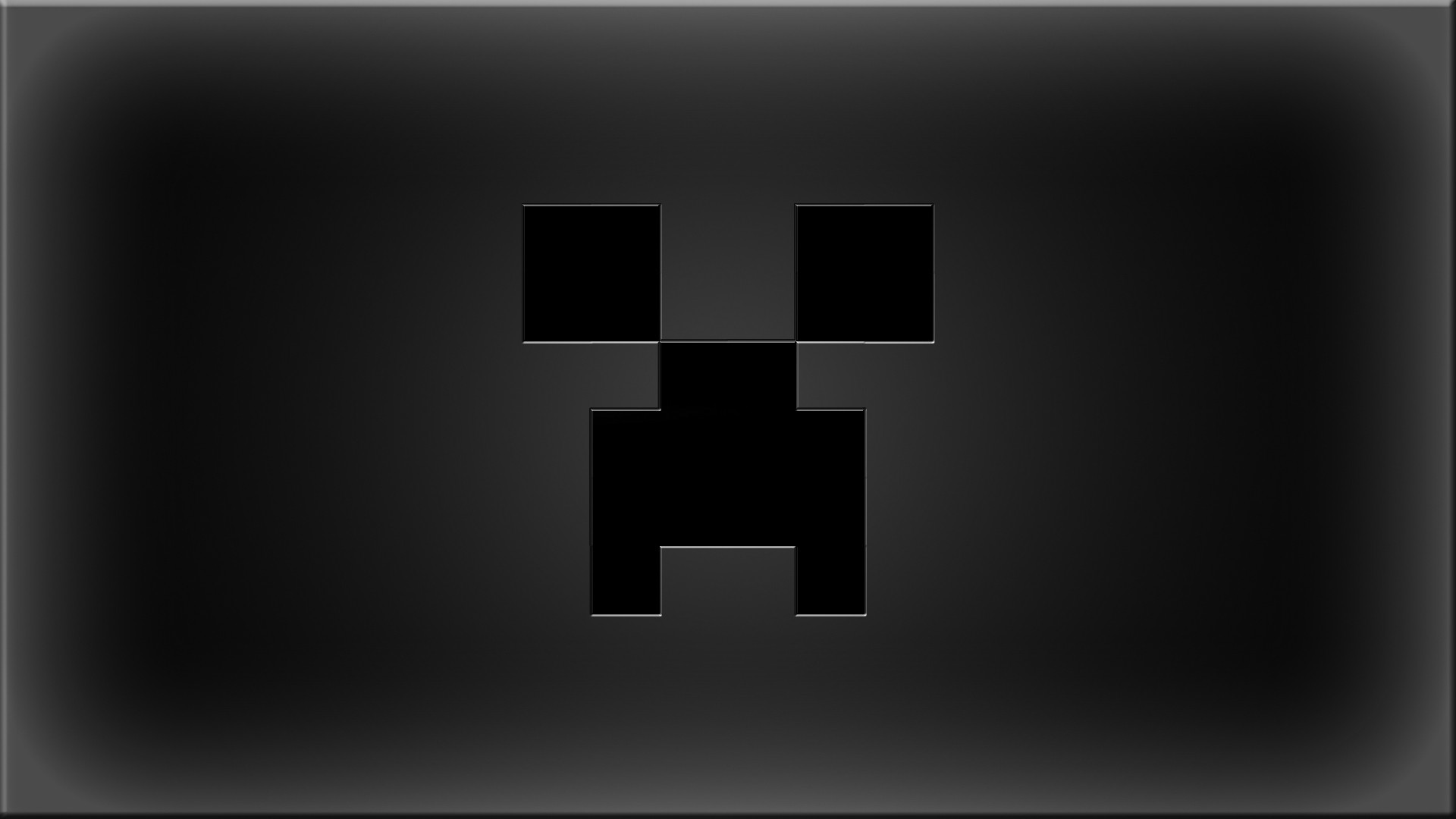 General 1920x1080 video game art minimalism monochrome Minecraft video games PC gaming