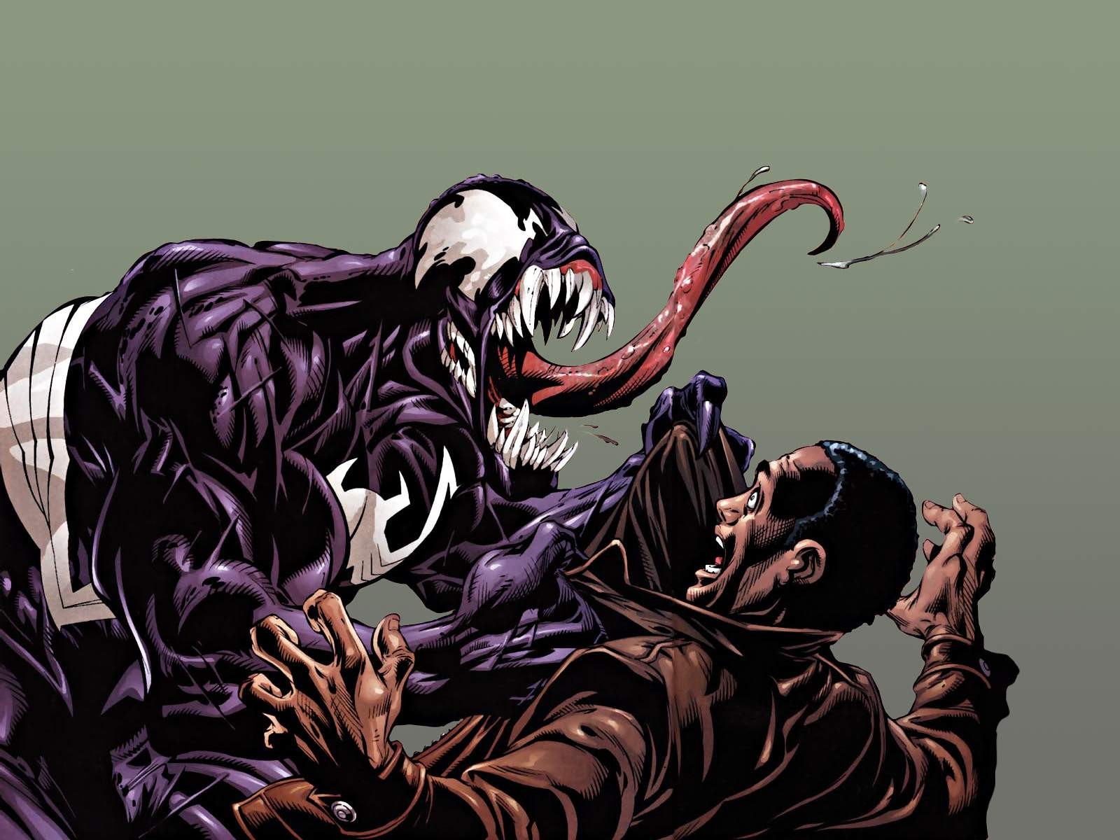 General 1600x1200 Spider-Man Marvel Comics Venom comic art simple background