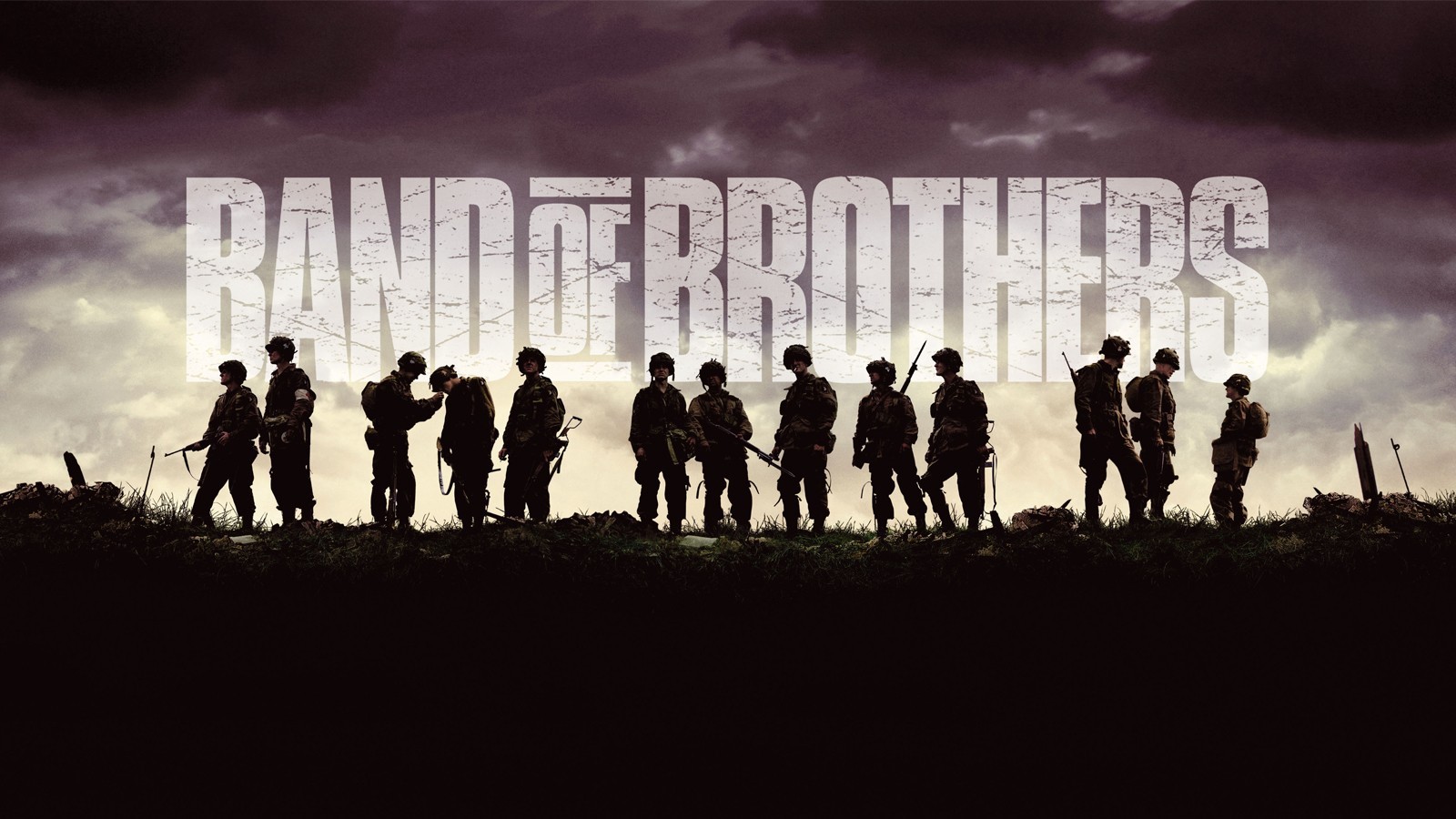 General 1600x900 dark sky TV series Band of Brothers