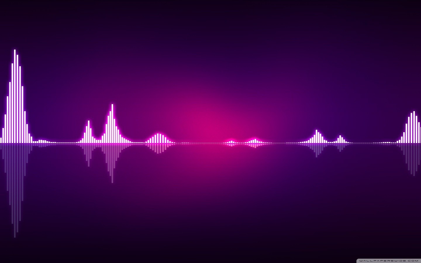 General 1440x900 sound wave simple background digital art