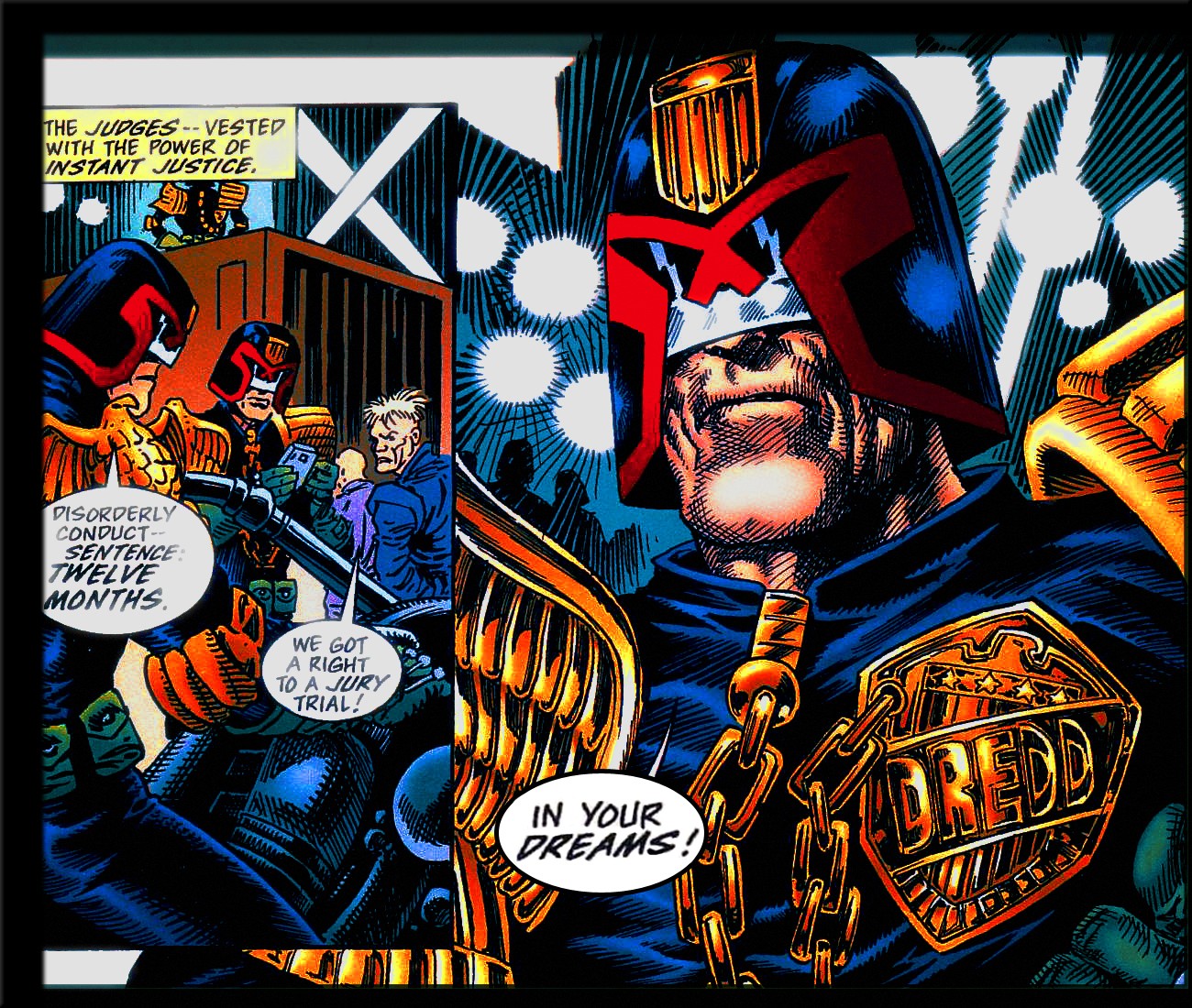General 1300x1100 comics comic art science fiction Judge Dredd
