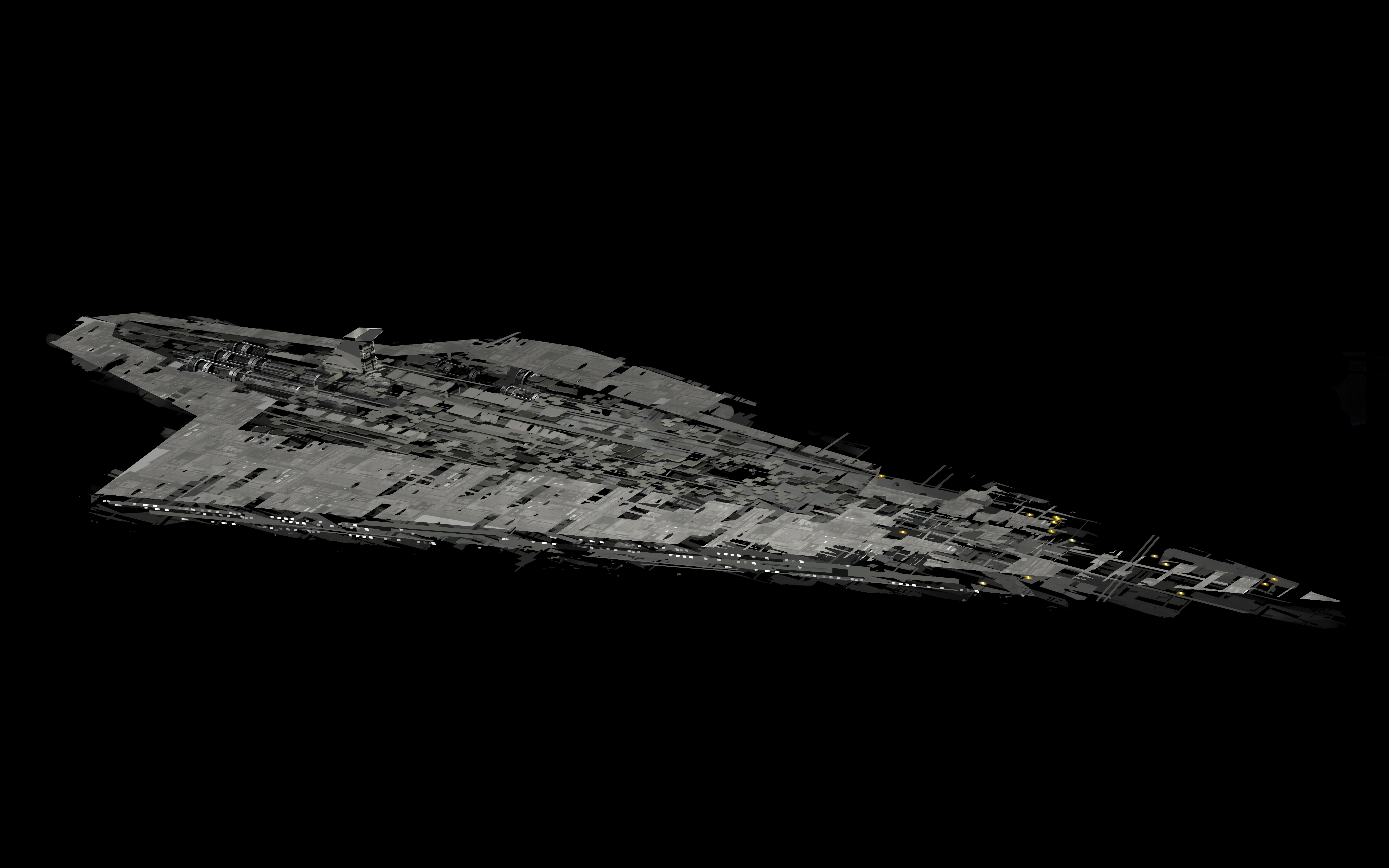 General 6728x4205 Star Wars CGI Imperial Forces digital art Super Star Destroyer Star Wars Ships vehicle simple background